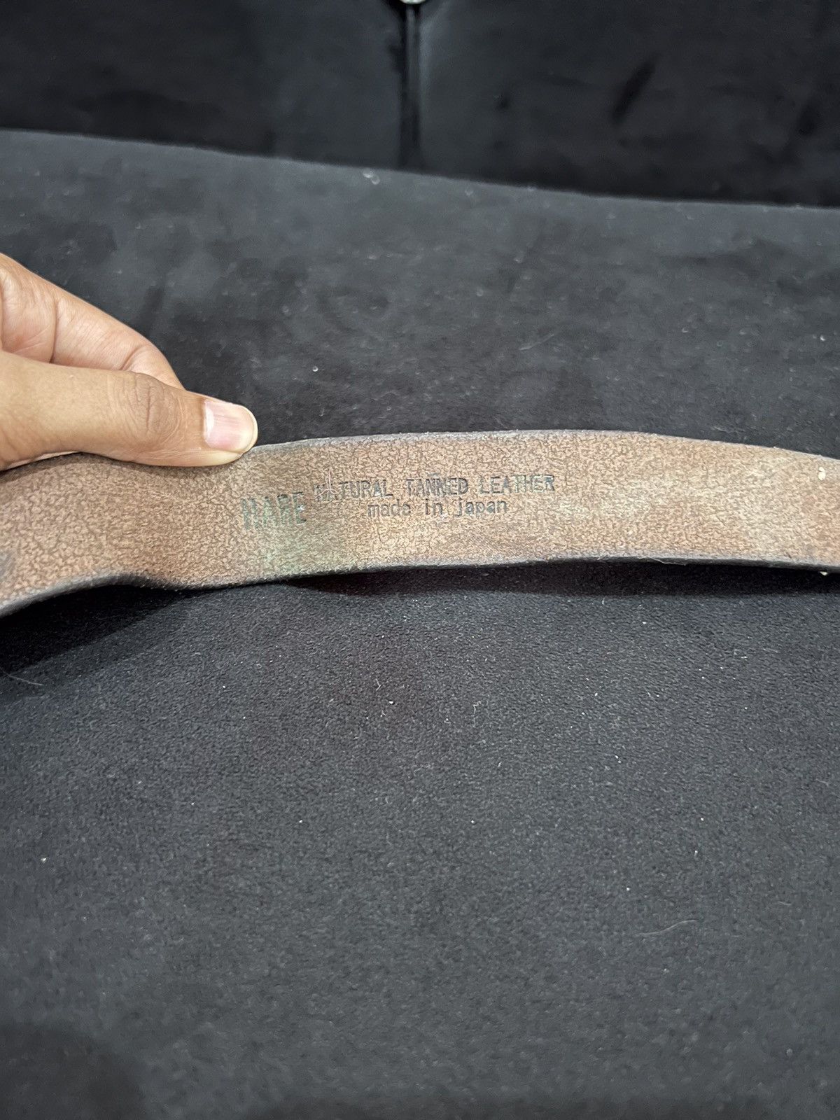HARE Hare Tanned Leather Buckle Belt Size ONE SIZE - 7 Thumbnail