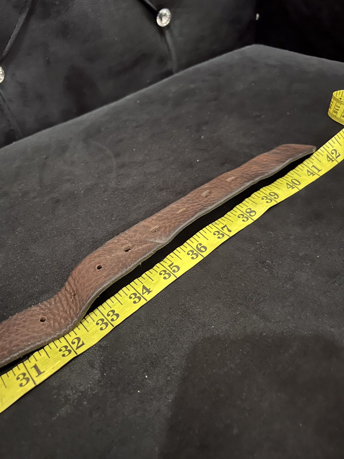 HARE Hare Tanned Leather Buckle Belt Size ONE SIZE - 11 Thumbnail