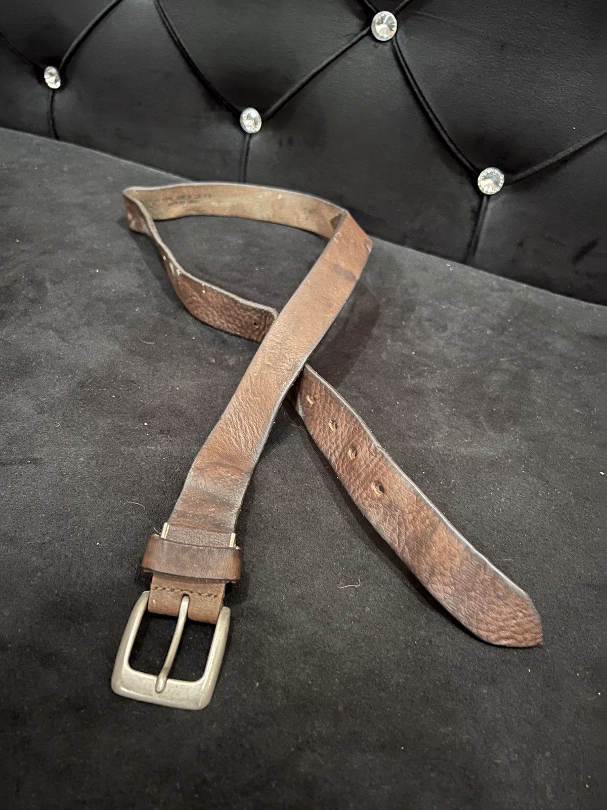 HARE Hare Tanned Leather Buckle Belt Size ONE SIZE - 9 Thumbnail