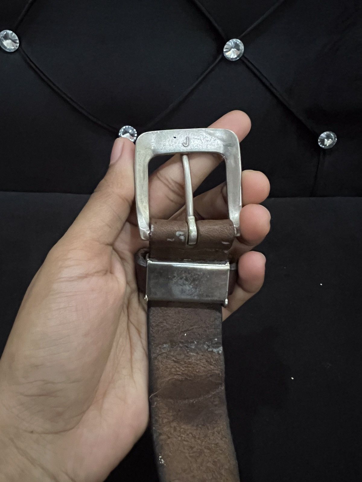 HARE Hare Tanned Leather Buckle Belt Size ONE SIZE - 4 Thumbnail
