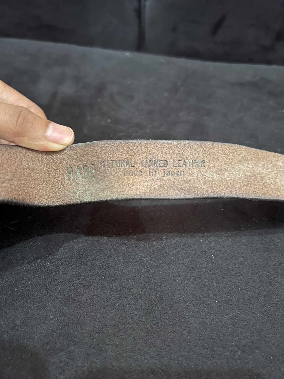 HARE Hare Tanned Leather Buckle Belt Size ONE SIZE - 8 Thumbnail