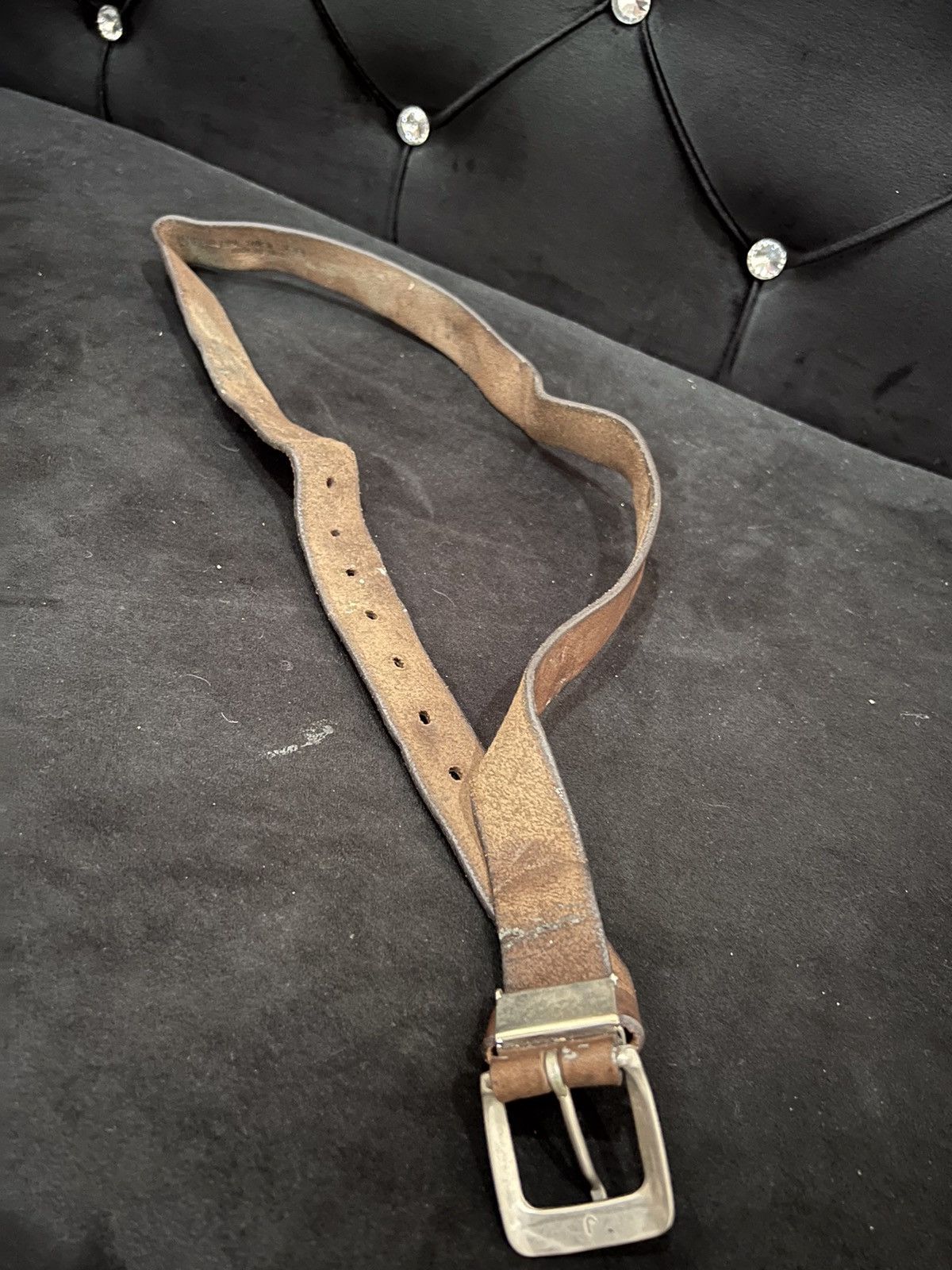 HARE Hare Tanned Leather Buckle Belt Size ONE SIZE - 10 Thumbnail