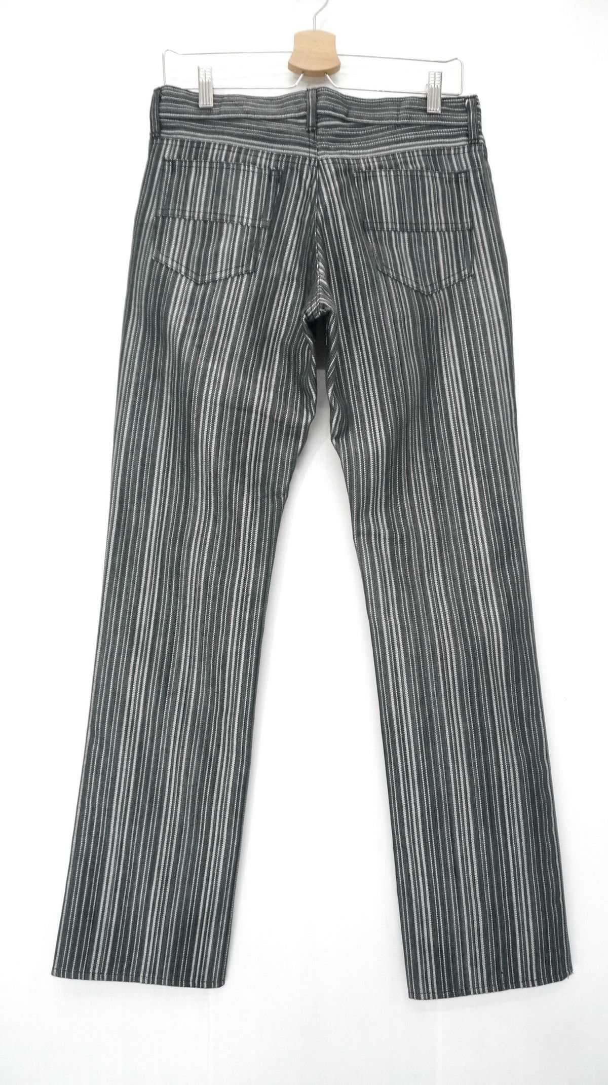 Japanese Brand 🔥🔥 MICHEL KLEIN Hickory Slim Lowrise Denim Japan Size US 29 - 4 Thumbnail