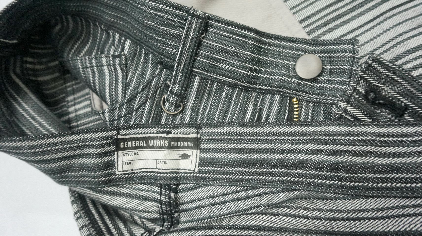 Japanese Brand 🔥🔥 MICHEL KLEIN Hickory Slim Lowrise Denim Japan Size US 29 - 21 Thumbnail