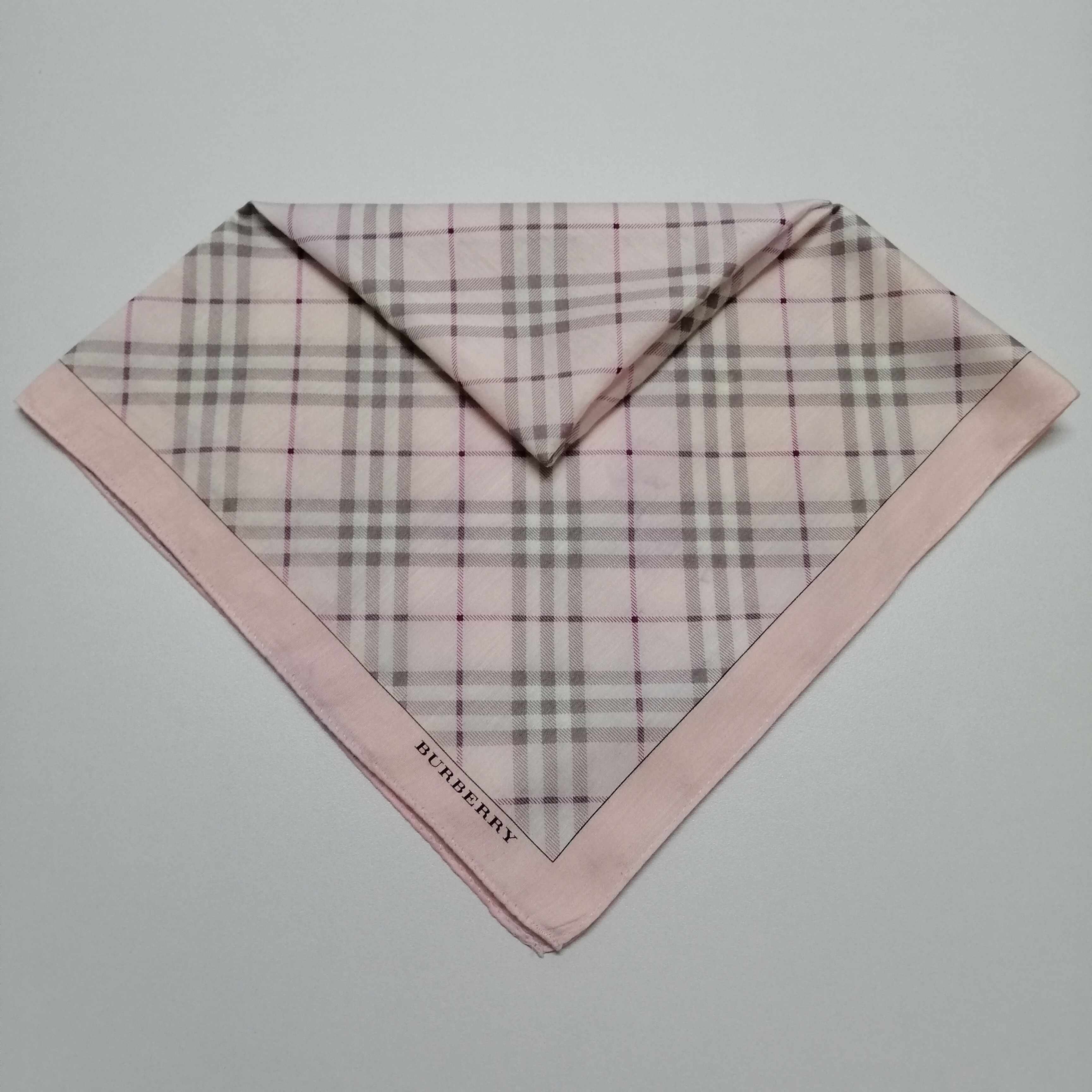 Burberry Vintage Burberry Handkerchief/Neckerchief/Bandana-KD1106 Size ONE SIZE - 4 Thumbnail