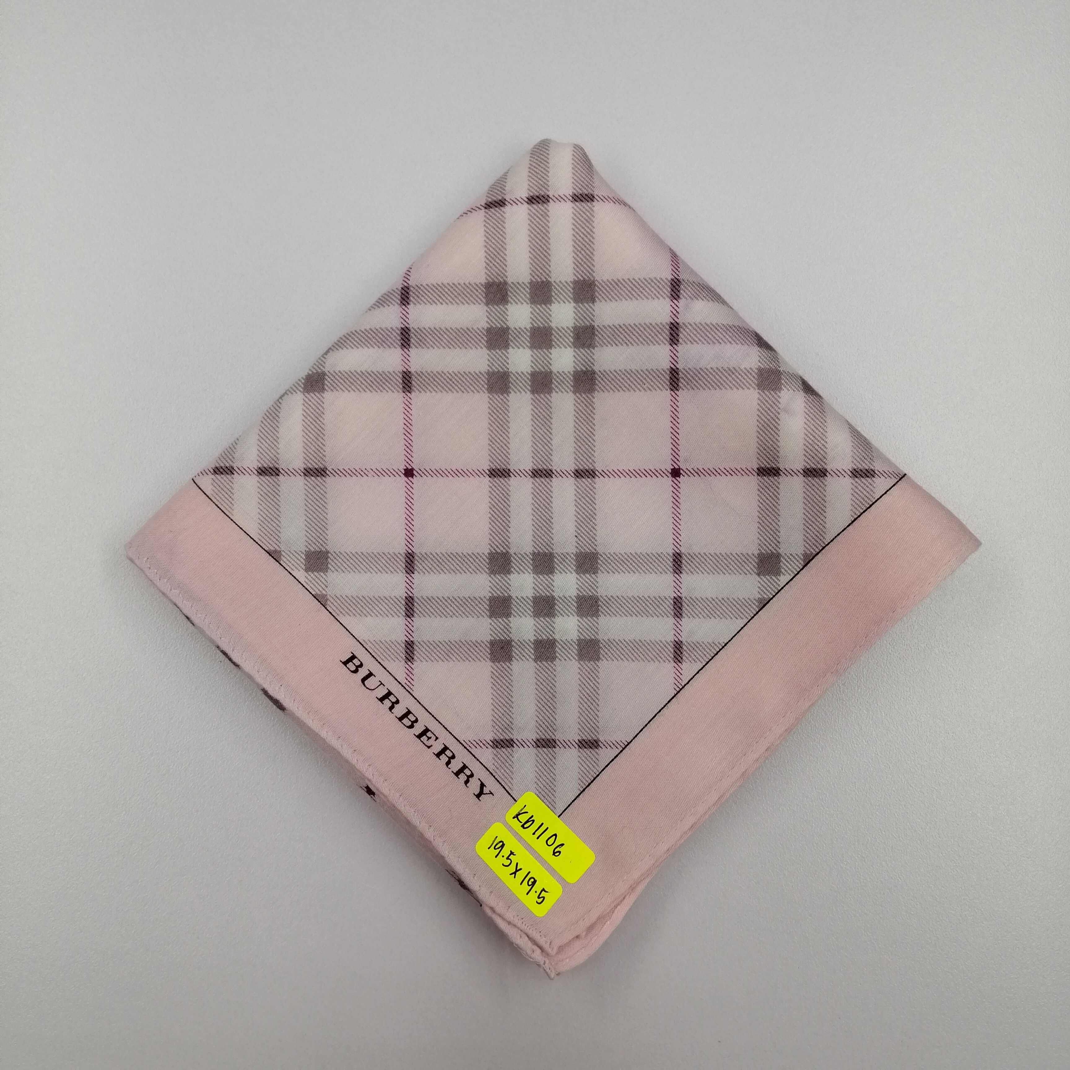 Burberry Vintage Burberry Handkerchief/Neckerchief/Bandana-KD1106 Size ONE SIZE - 5 Thumbnail