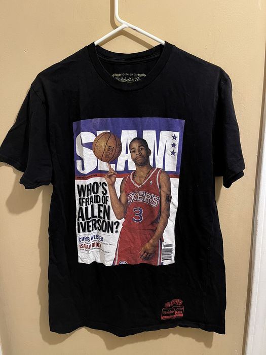 Vintage Allen Iverson Slam magazine tee | Grailed