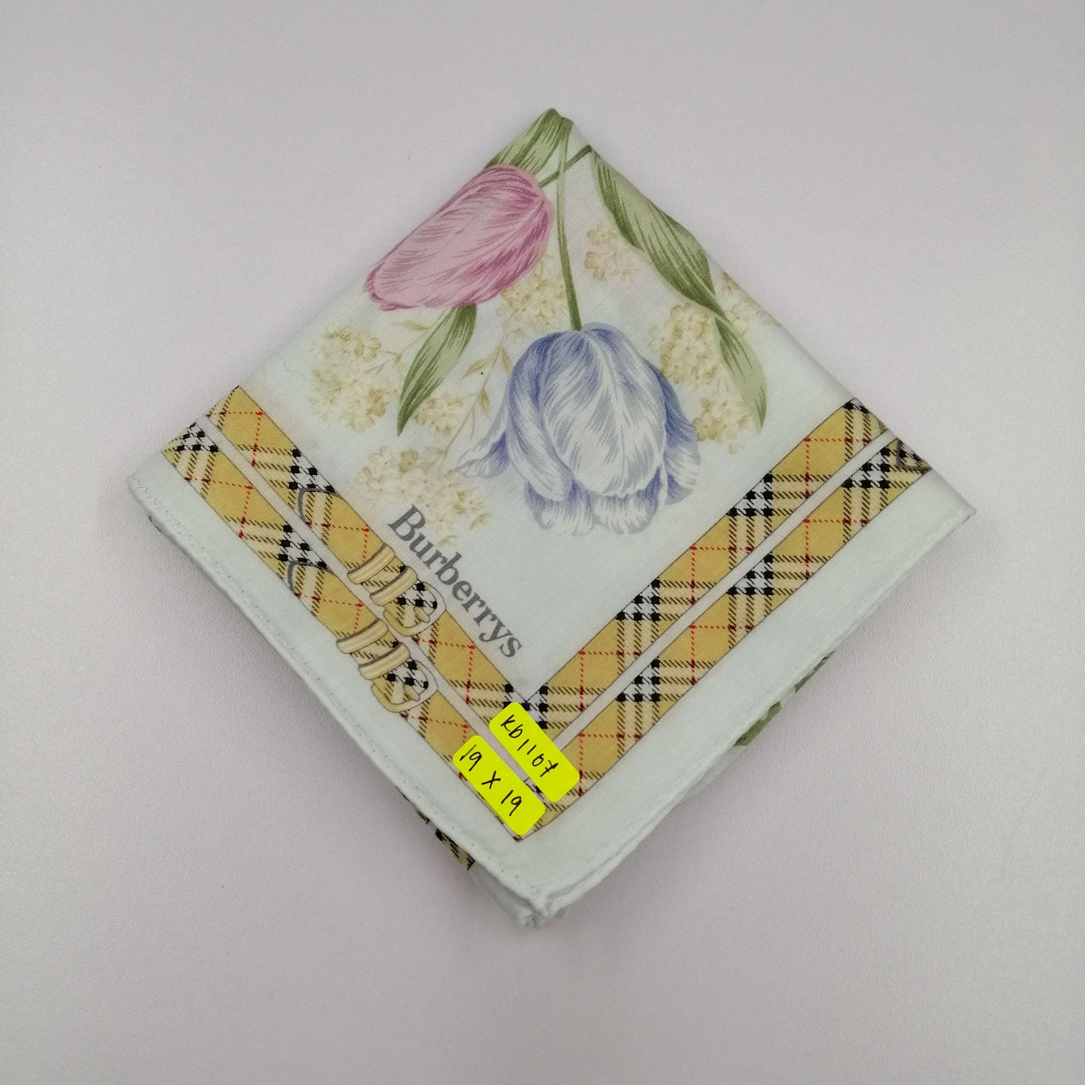 Vintage Burberry Handkerchief/Neckerchief/Scarves-KD1107