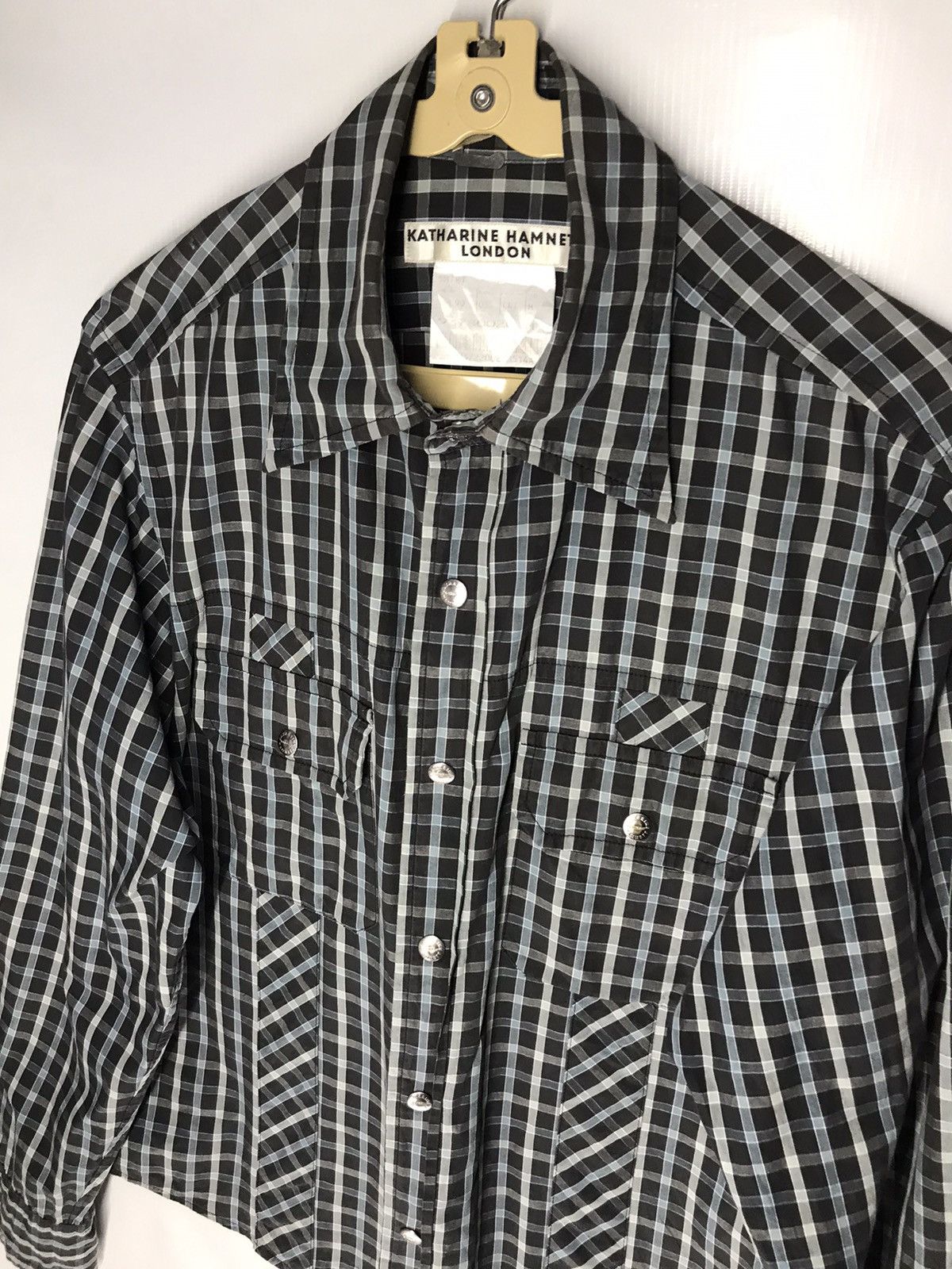 Flannel × Katharine Hamnett London Katharine hamnett London flannel snap button shirt Size US M / EU 48-50 / 2 - 6 Thumbnail
