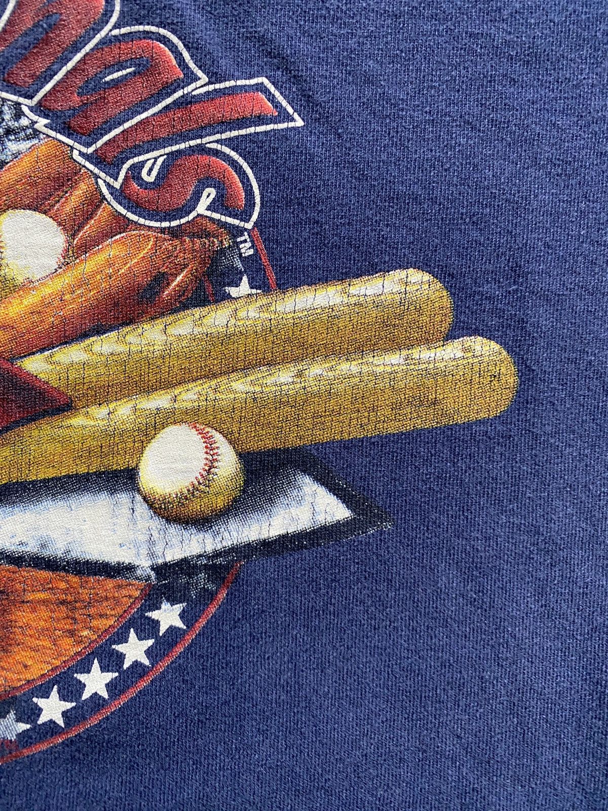 Lee Y2K’s Washington Nationals MLB Lee Navy Tee Shirt KIDS Size US XXS / EU 40 - 6 Thumbnail