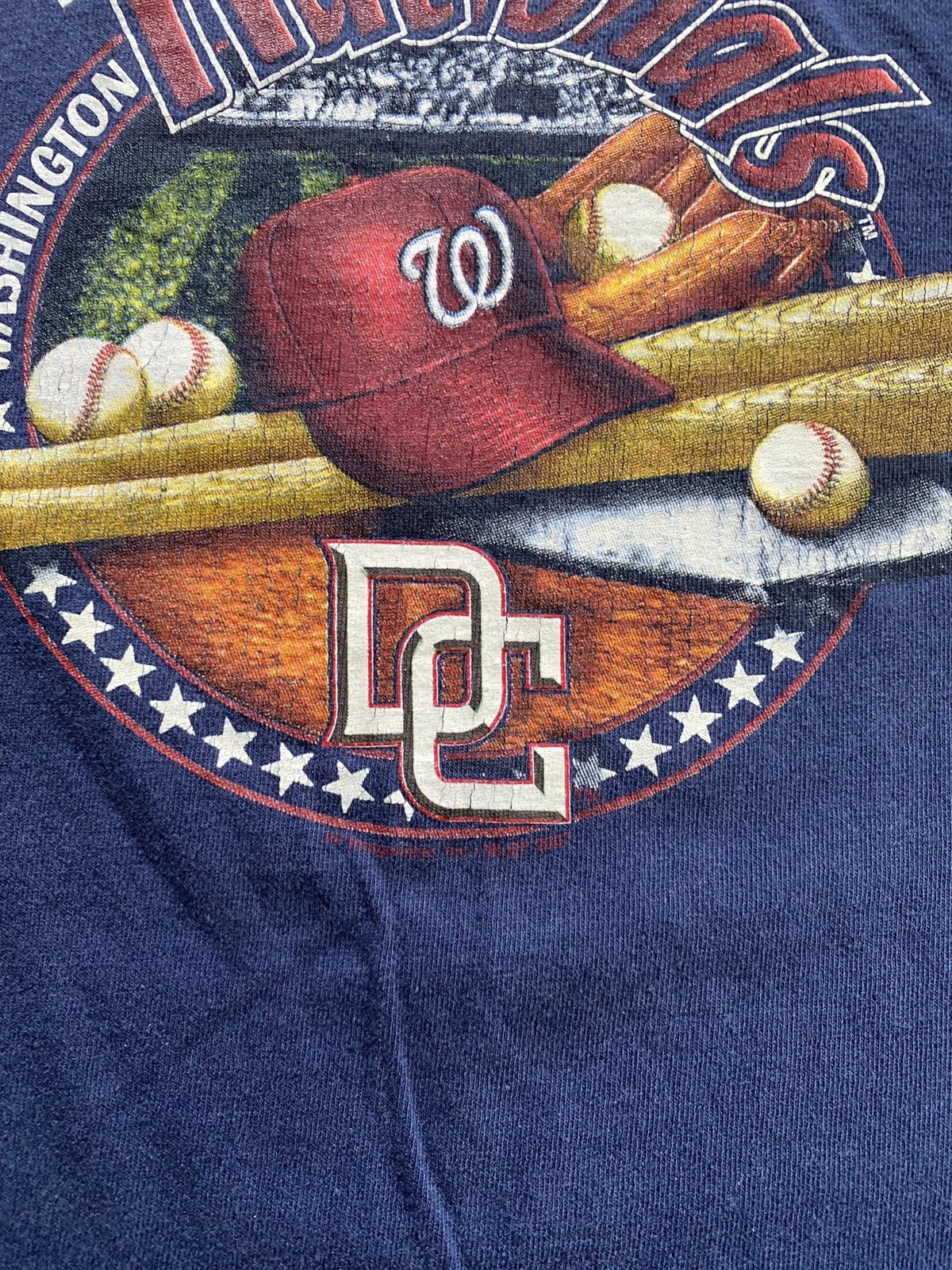 Lee Y2K’s Washington Nationals MLB Lee Navy Tee Shirt KIDS Size US XXS / EU 40 - 7 Thumbnail
