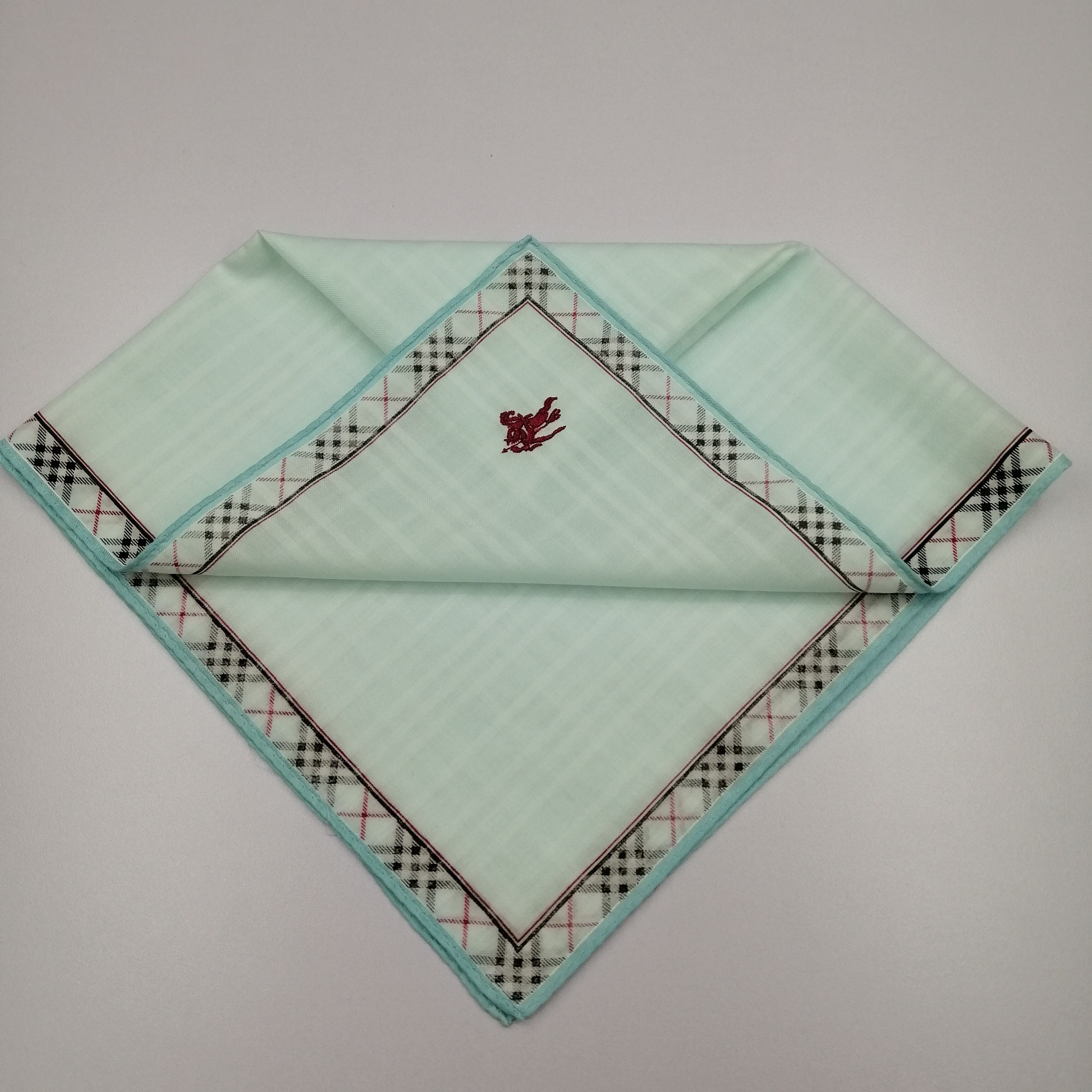 Burberry Vintage Burberry Handkerchief/Neckerchief/Scarves-KD1107 Size ONE SIZE - 4 Thumbnail