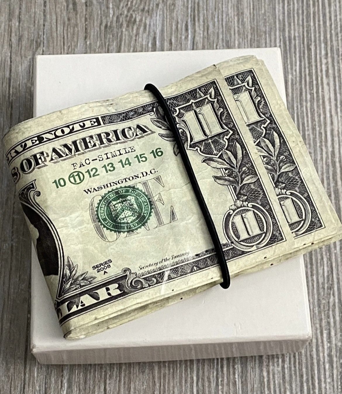 Maison Margiela Maison Margiela $11 Dollar Bill Artisanal Wallet Size ONE SIZE - 4 Thumbnail
