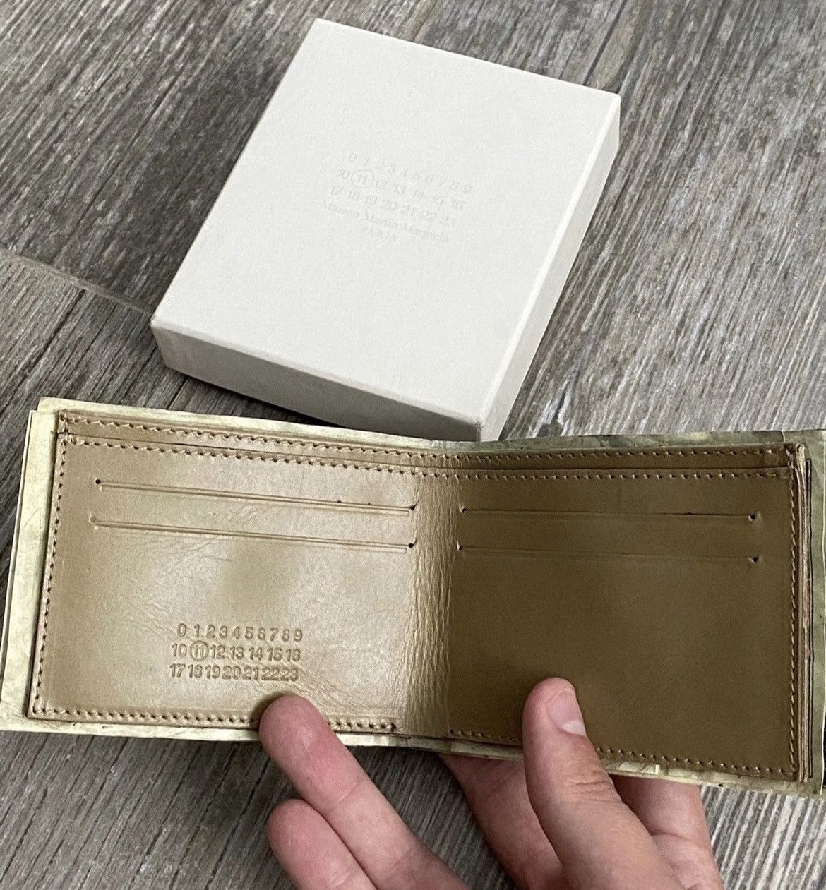Maison Margiela $11 Dollar Bill Artisanal Wallet