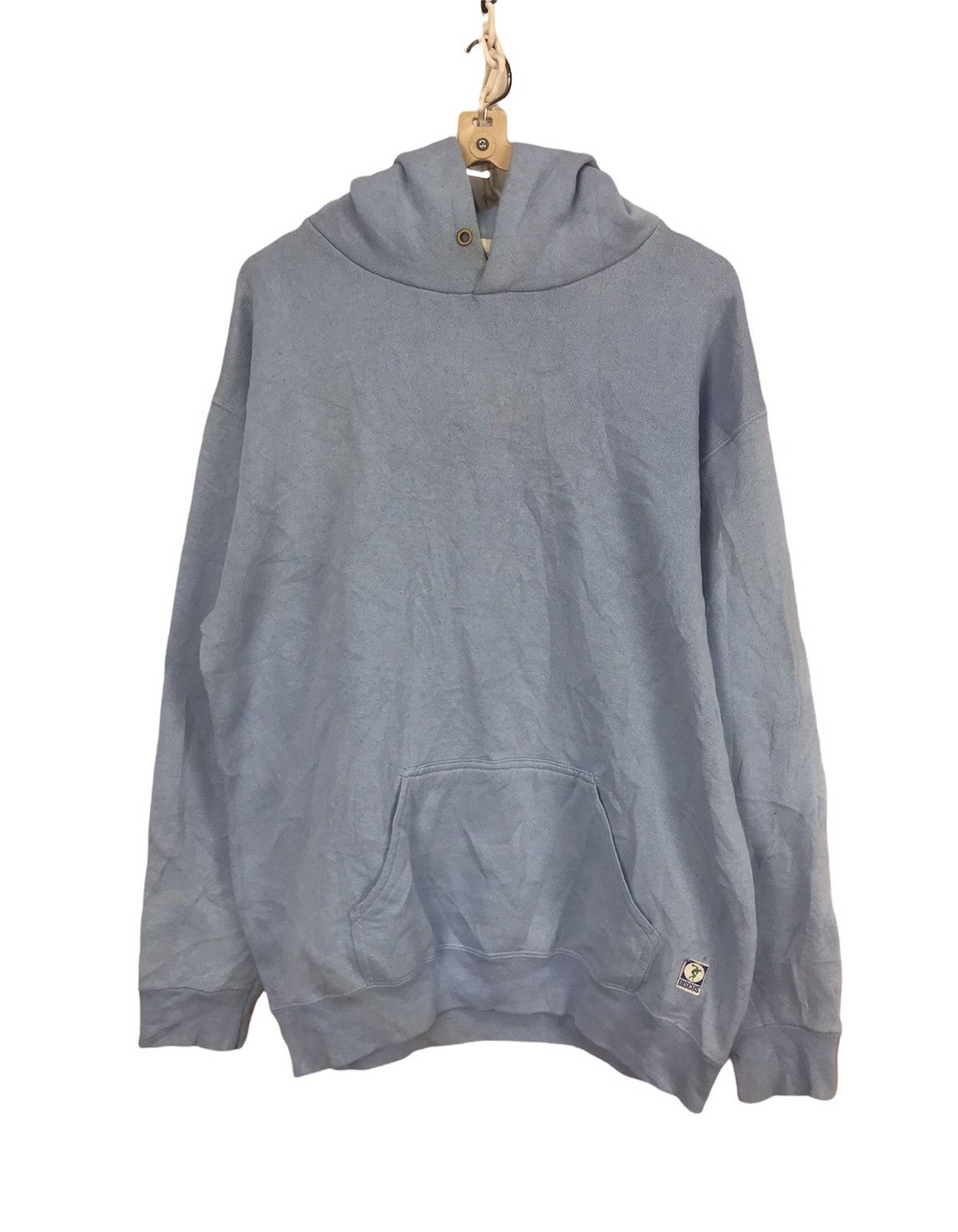 Vintage Vintage discus athletic plain hoodie pullover Size US M / EU 48-50 / 2 - 2 Thumbnail