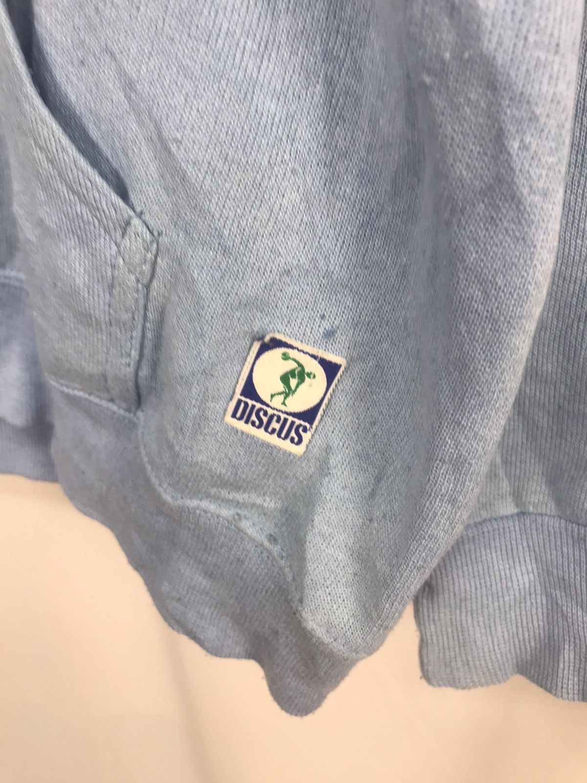 Vintage Vintage discus athletic plain hoodie pullover Size US M / EU 48-50 / 2 - 6 Thumbnail
