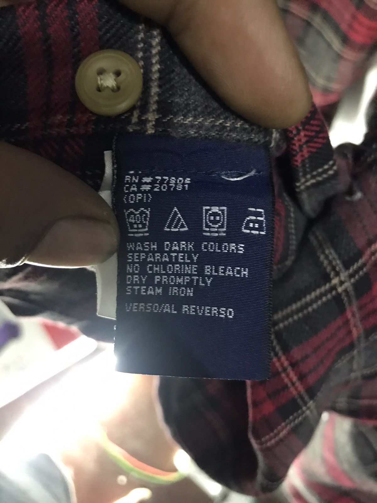 Flannel × Tommy Hilfiger Tommy Hilfiger button up shirt Size US L / EU 52-54 / 3 - 4 Thumbnail