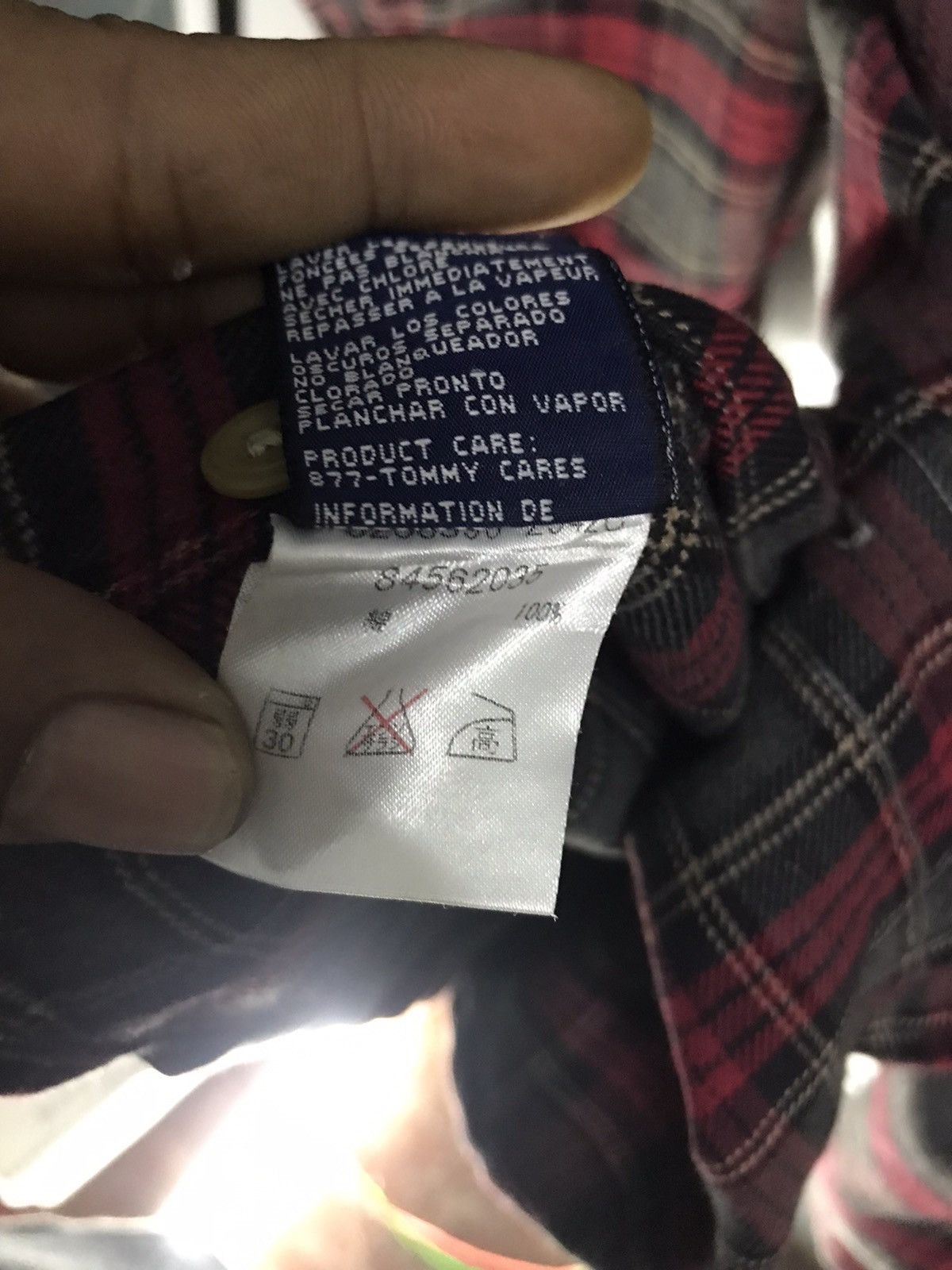 Flannel × Tommy Hilfiger Tommy Hilfiger button up shirt Size US L / EU 52-54 / 3 - 5 Thumbnail