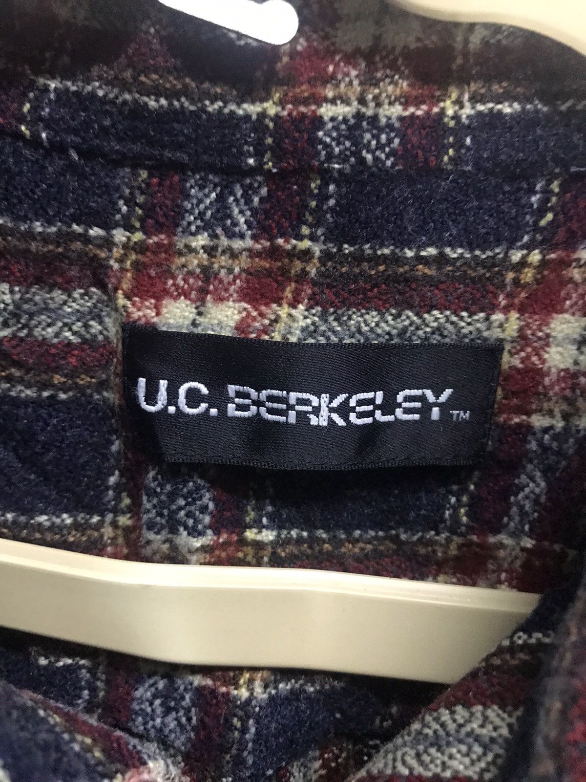 Flannel × Japanese Brand × Vintage Vintage wool flannel shirt by u.c Berkeley Size US L / EU 52-54 / 3 - 3 Thumbnail