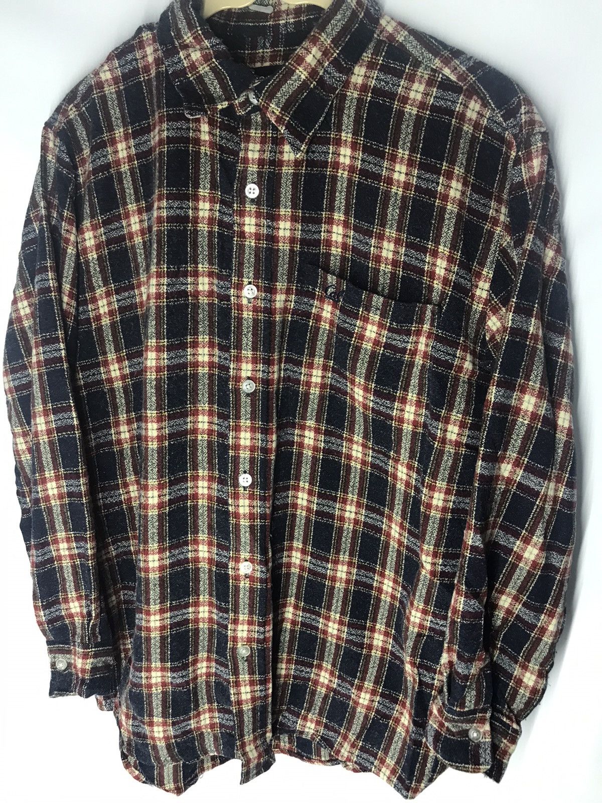 Flannel × Japanese Brand × Vintage Vintage wool flannel shirt by u.c Berkeley Size US L / EU 52-54 / 3 - 5 Thumbnail