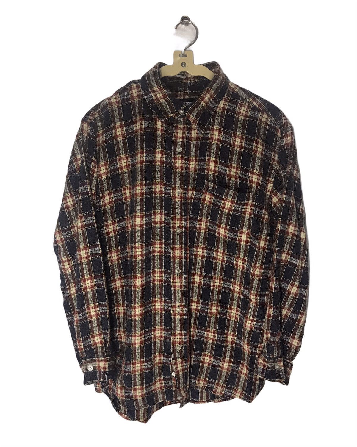 Flannel × Japanese Brand × Vintage Vintage wool flannel shirt by u.c Berkeley Size US L / EU 52-54 / 3 - 1 Thumbnail