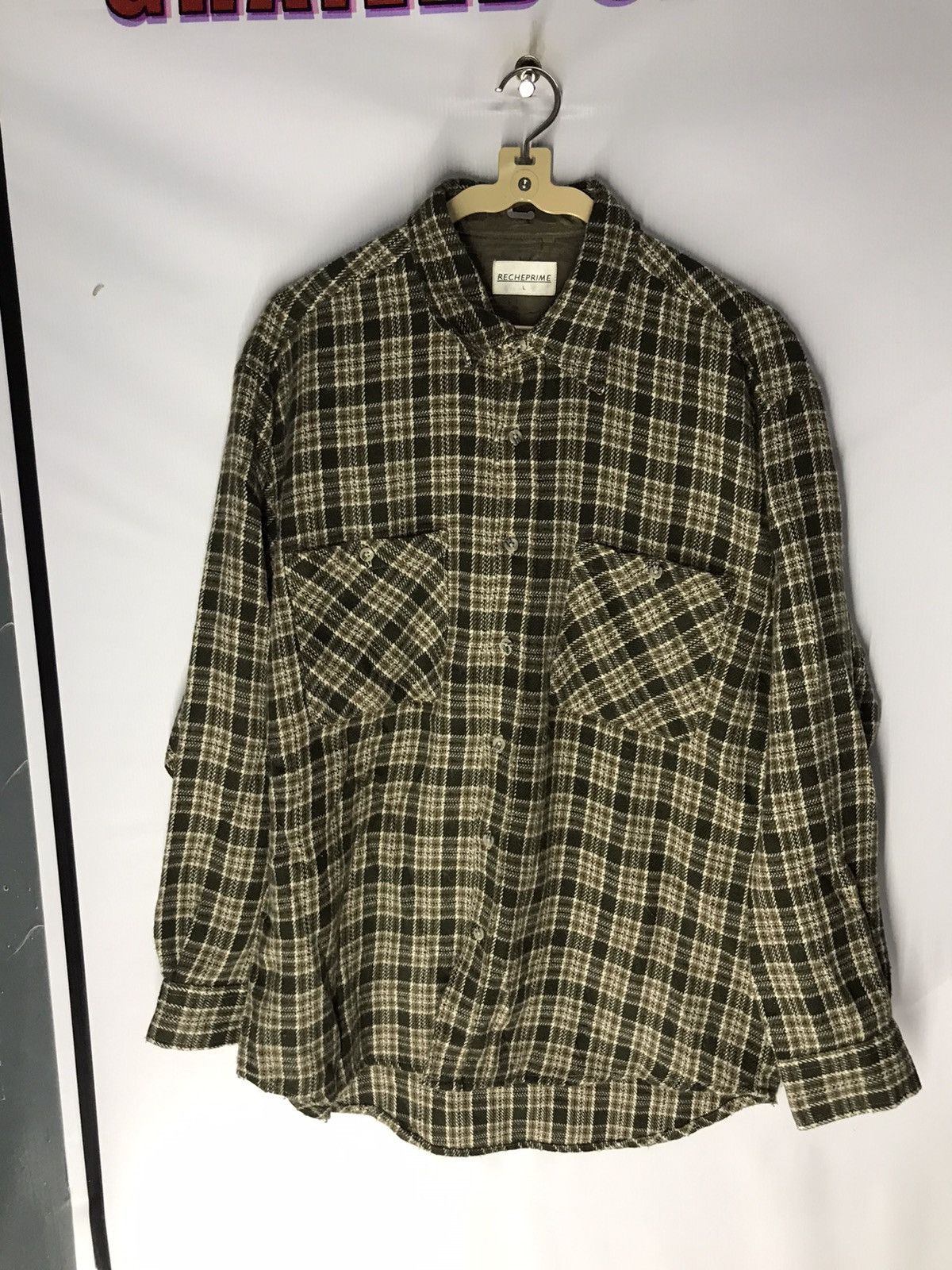Flannel × Vintage Vintage wool flannel by recheprime Size US L / EU 52-54 / 3 - 7 Thumbnail