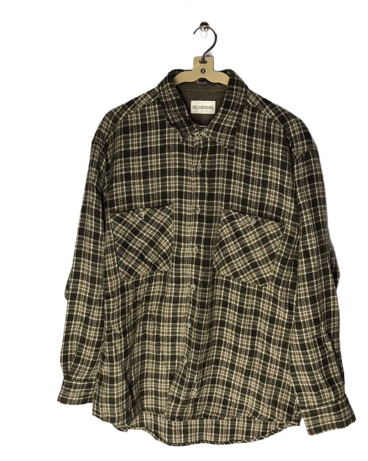Flannel × Vintage Vintage wool flannel by recheprime Size US L / EU 52-54 / 3 - 1 Thumbnail