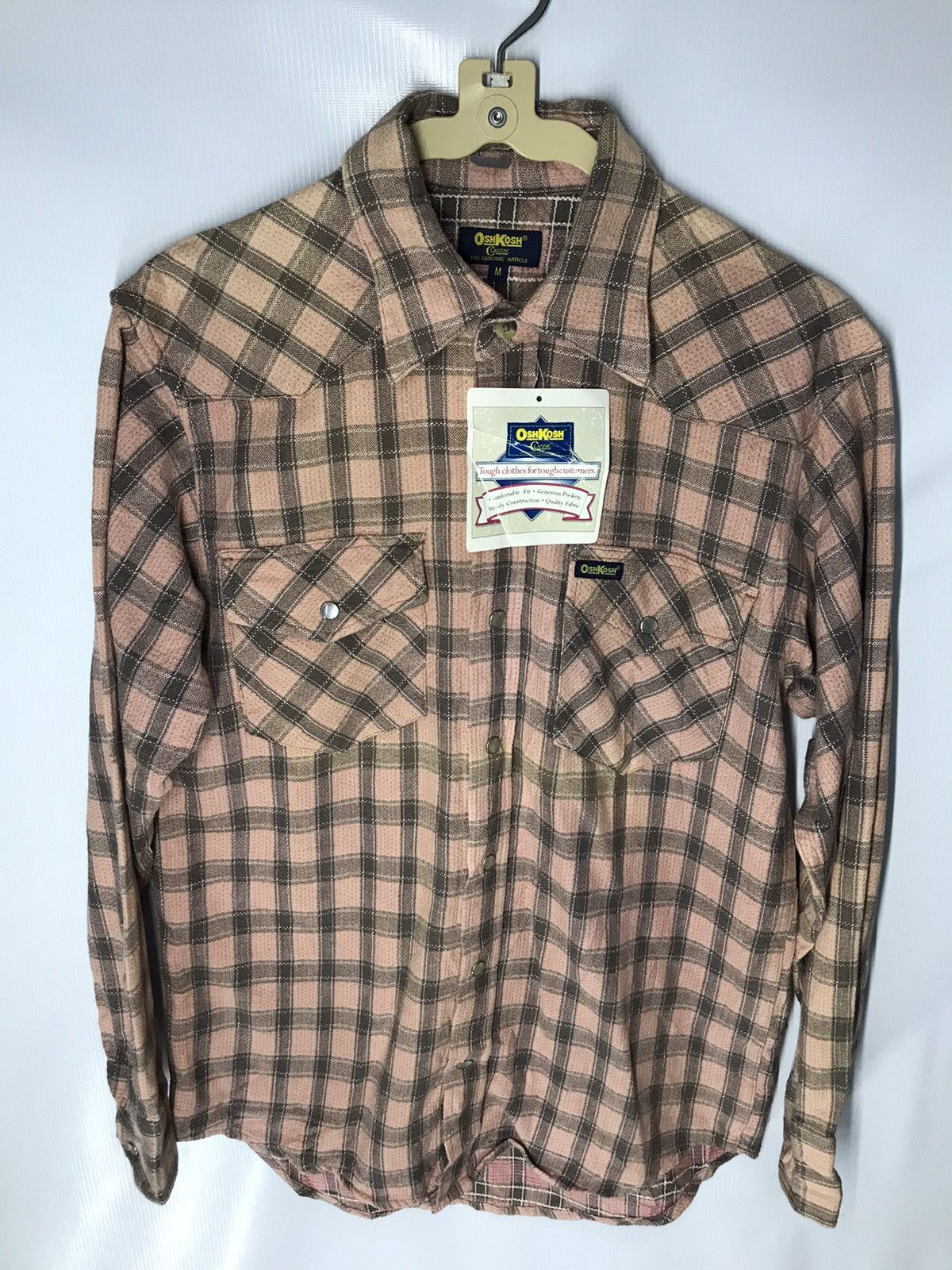 Flannel × Oshkosh × Vintage Vintage Oshkosh flannel double poket new with tag Size US M / EU 48-50 / 2 - 6 Thumbnail