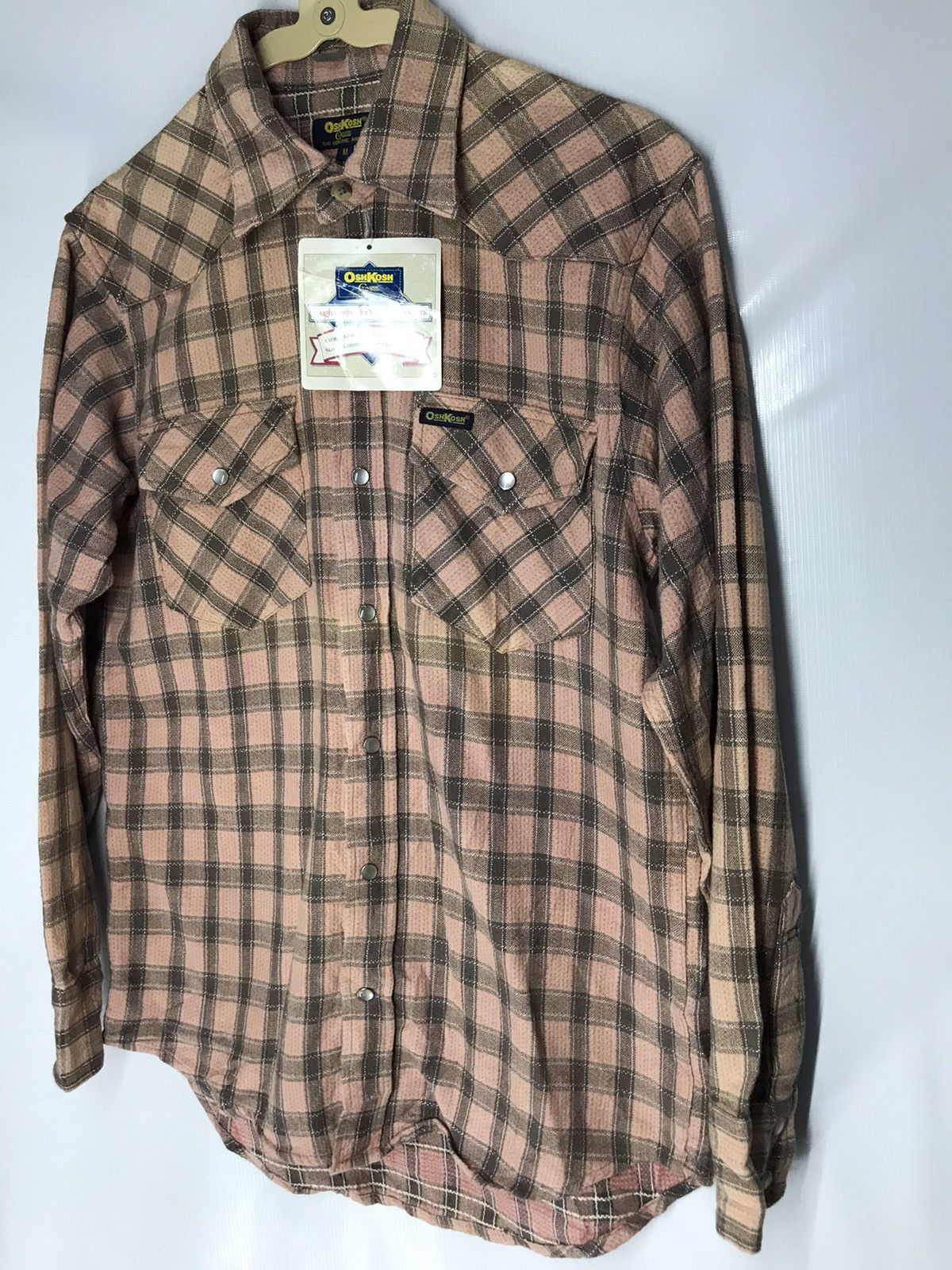 Flannel × Oshkosh × Vintage Vintage Oshkosh flannel double poket new with tag Size US M / EU 48-50 / 2 - 8 Thumbnail