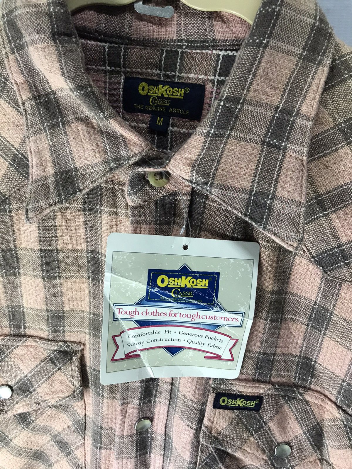 Flannel × Oshkosh × Vintage Vintage Oshkosh flannel double poket new with tag Size US M / EU 48-50 / 2 - 3 Thumbnail