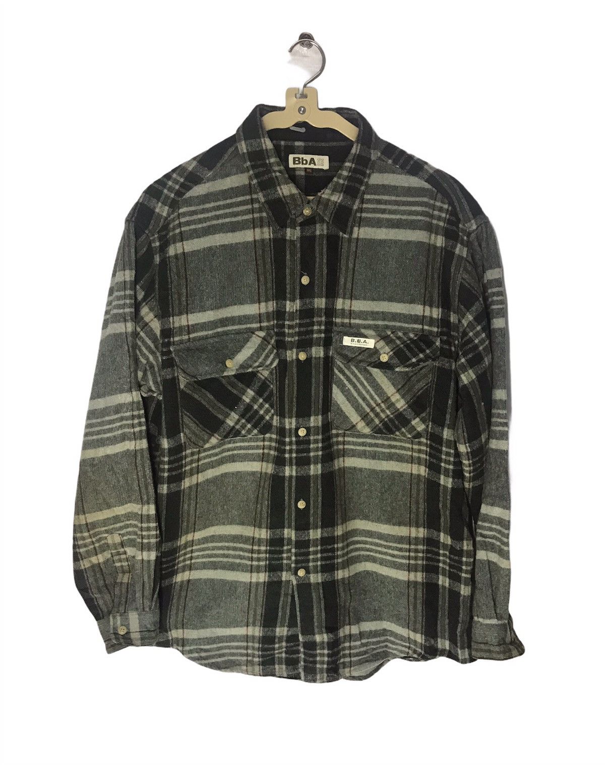 Flannel Wool flannel shirt by bba Size US L / EU 52-54 / 3 - 1 Thumbnail