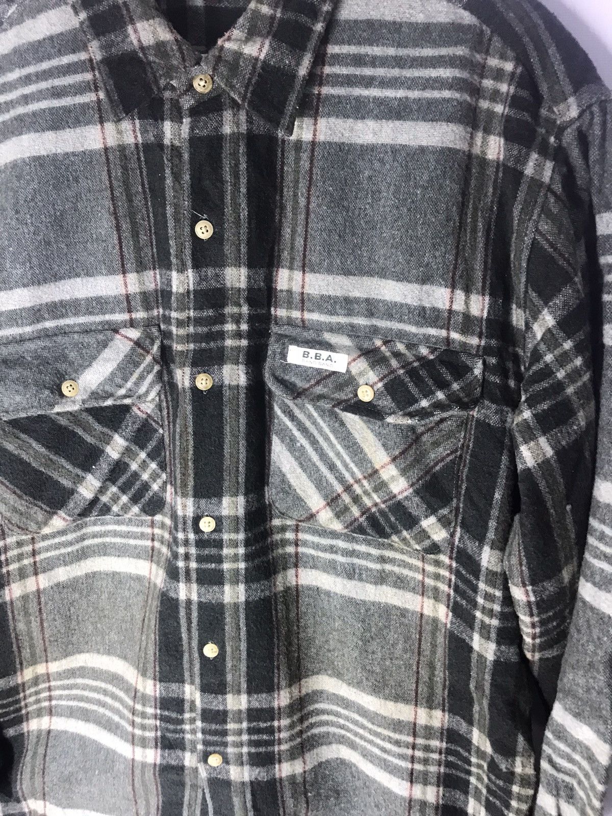 Flannel Wool flannel shirt by bba Size US L / EU 52-54 / 3 - 4 Thumbnail