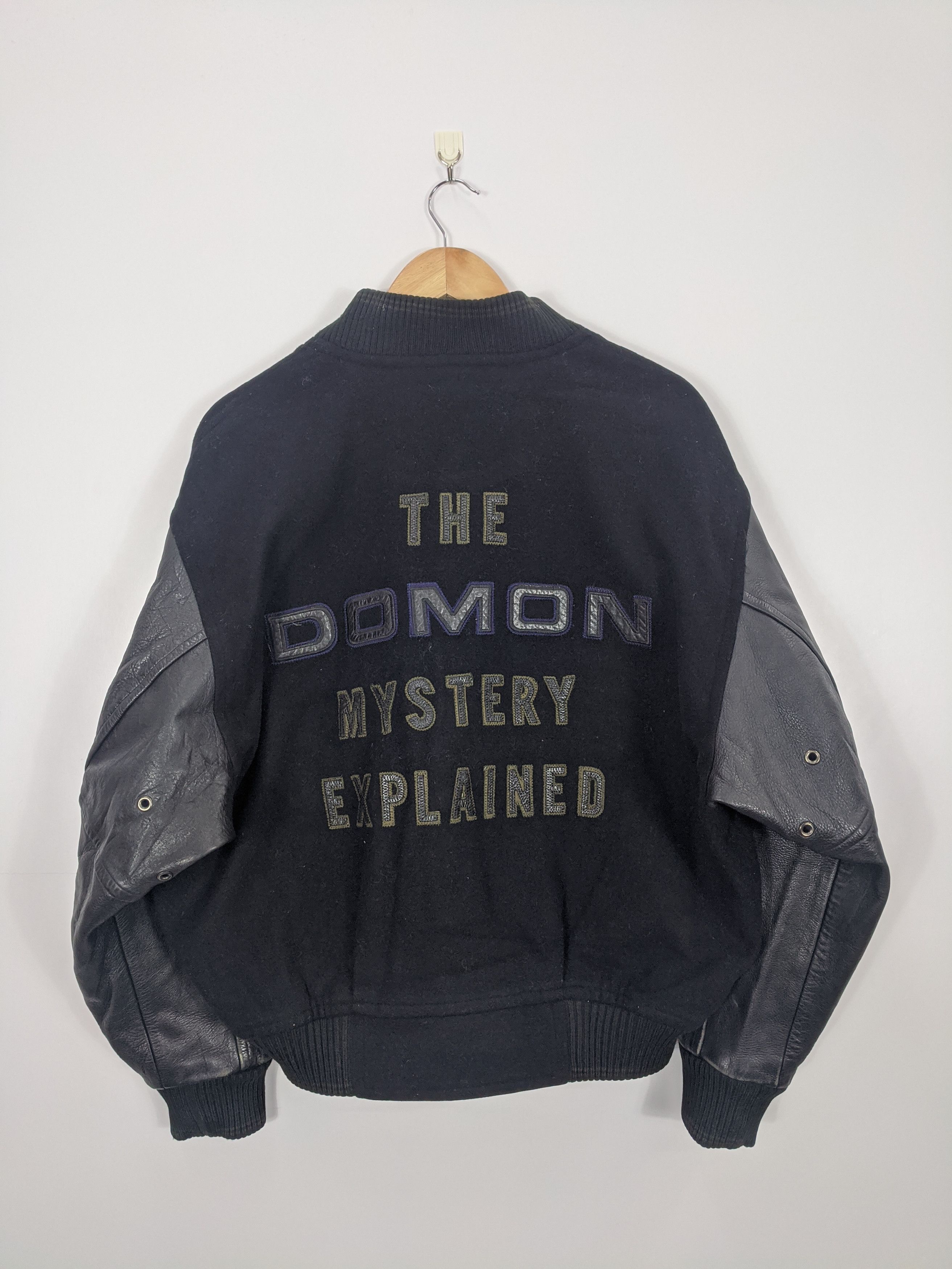 Vintage Vintage Japanese Brand The Domon Varsity Leather V0094 Size US M / EU 48-50 / 2 - 1 Thumbnail