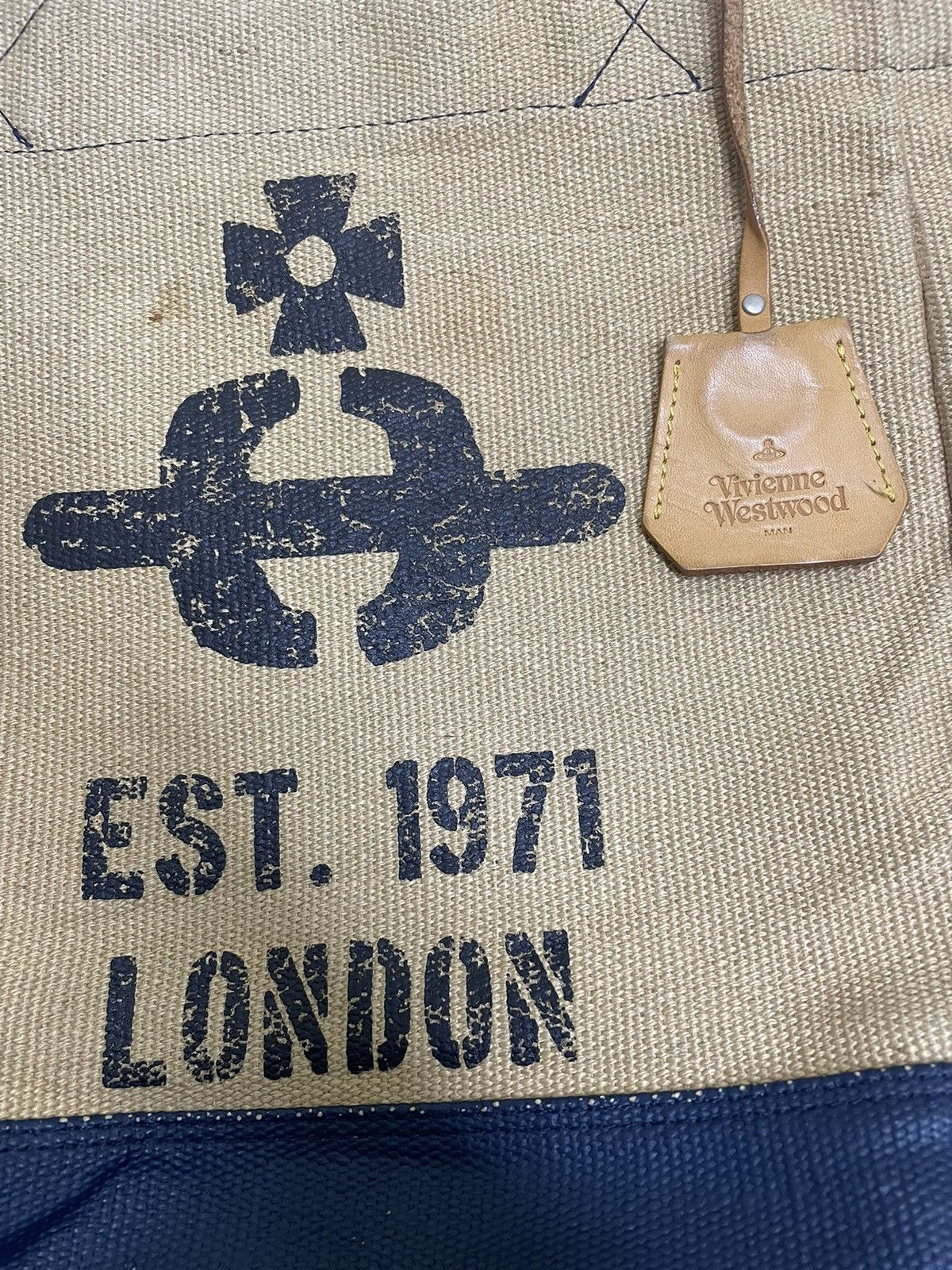 Vintage Vivienne Westwood EST.1971 London Tote Bags Size ONE SIZE - 10 Thumbnail