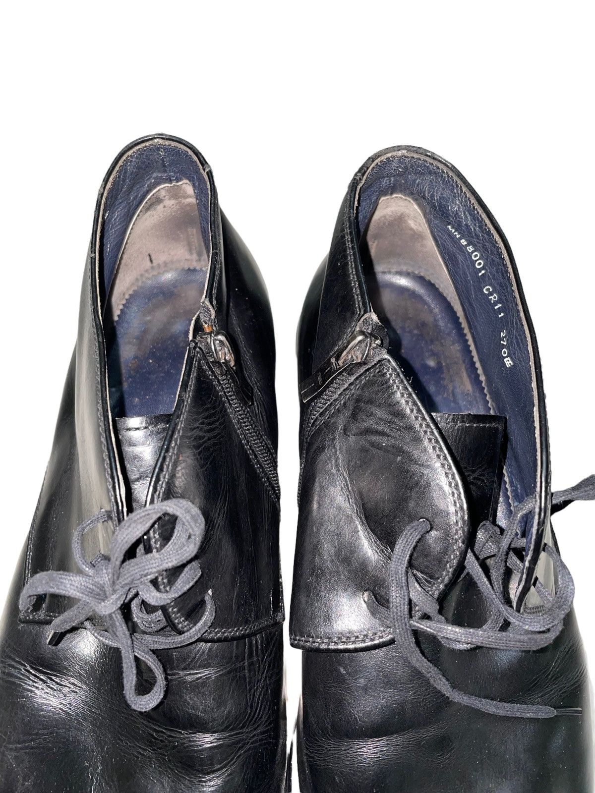 Balenciaga × Vintage BALENCIAGA Men’s Leather Shoes Size US 11 / EU 44 - 10 Thumbnail