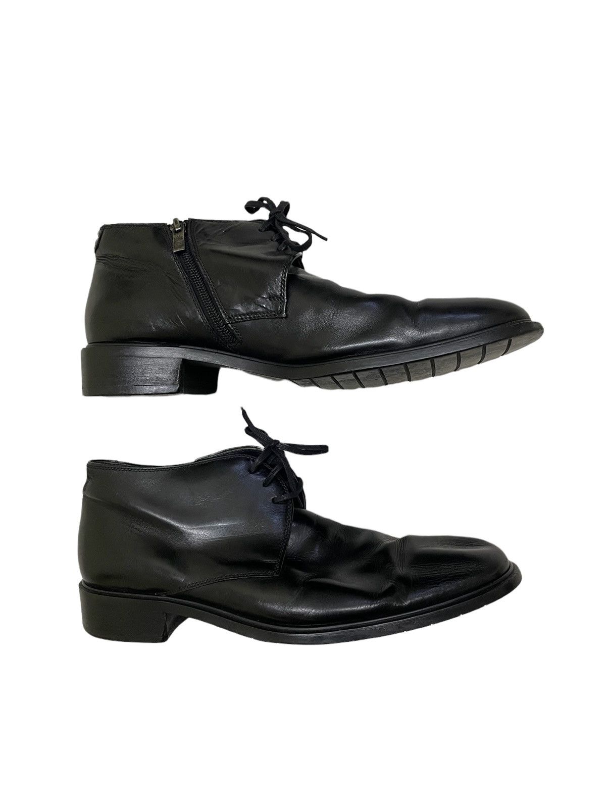 Balenciaga × Vintage BALENCIAGA Men’s Leather Shoes Size US 11 / EU 44 - 2 Thumbnail
