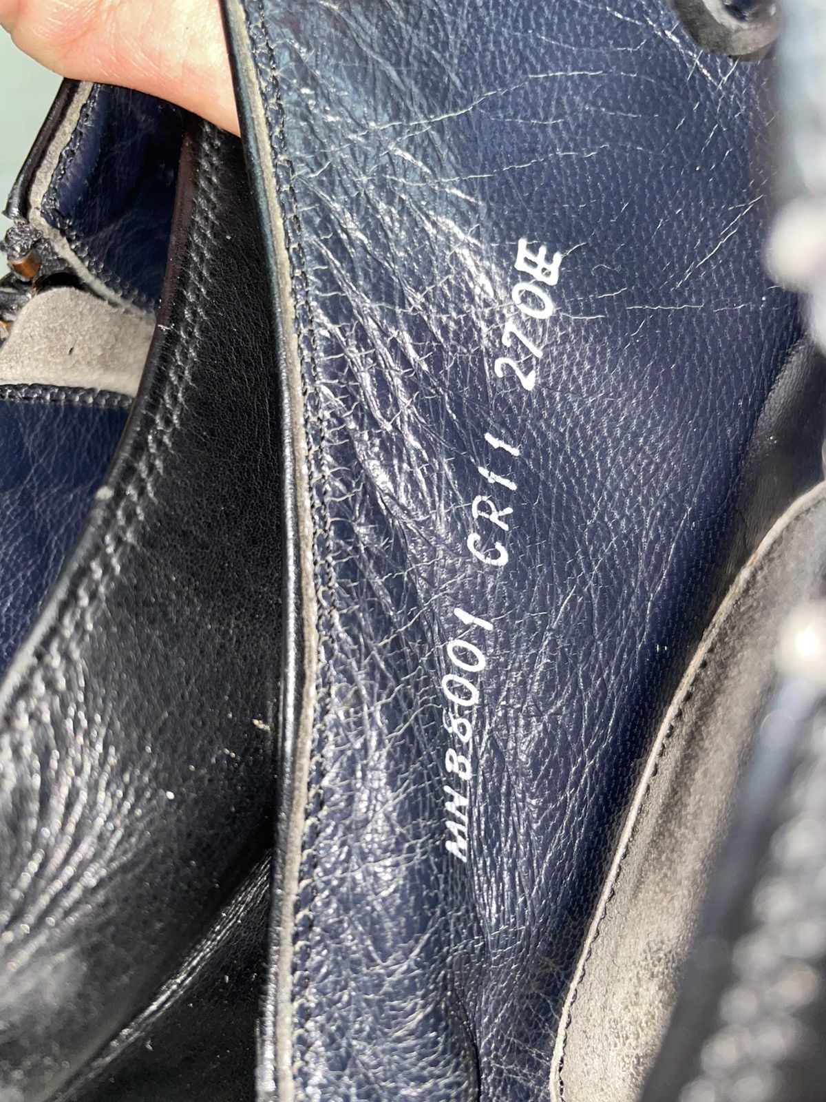 Balenciaga × Vintage BALENCIAGA Men’s Leather Shoes Size US 11 / EU 44 - 8 Thumbnail