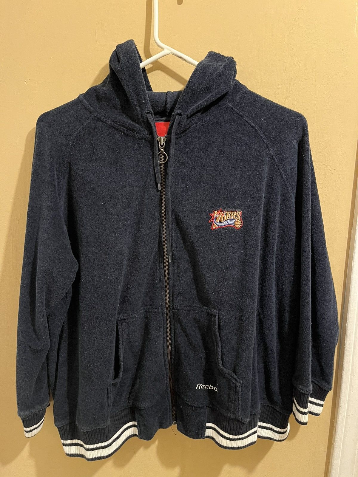 Vintage Vintage Philadelphia 76ers zip up hoodie Size US S / EU 44-46 / 1 - 1 Thumbnail