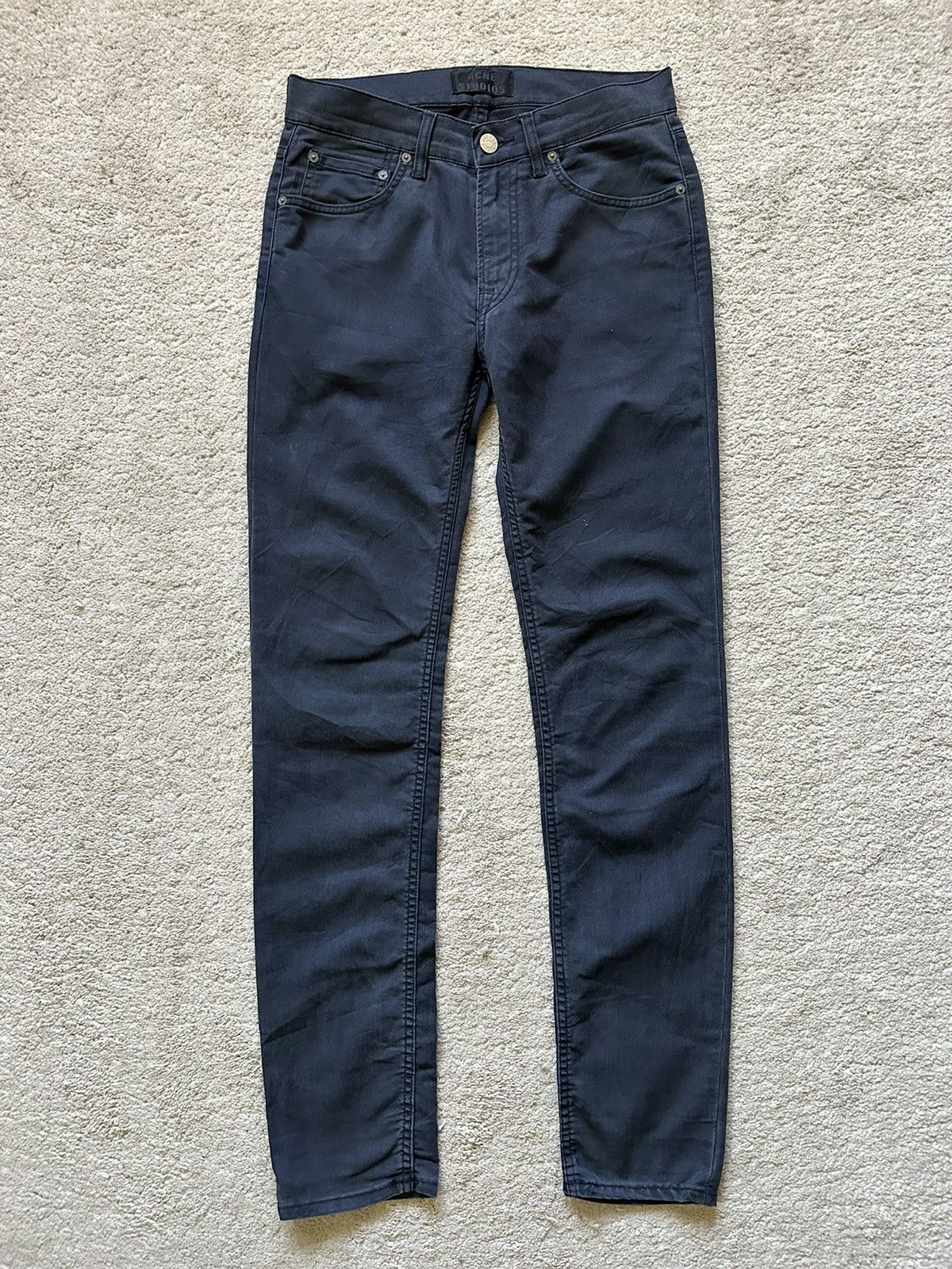 image of Acne Studios Ace Ups Jeans in Black, Men's (Size 29)