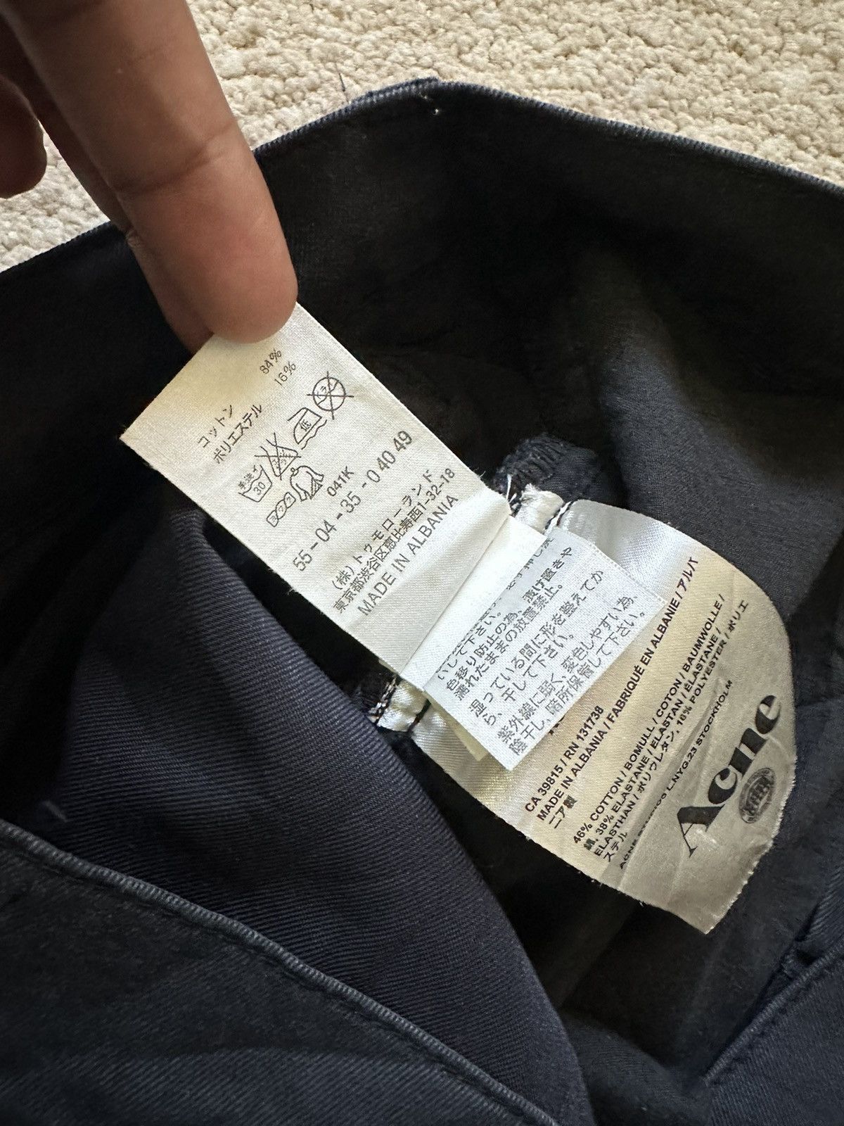 Acne Studios Acne Studios Ace Ups Jeans Size US 29 - 7 Thumbnail