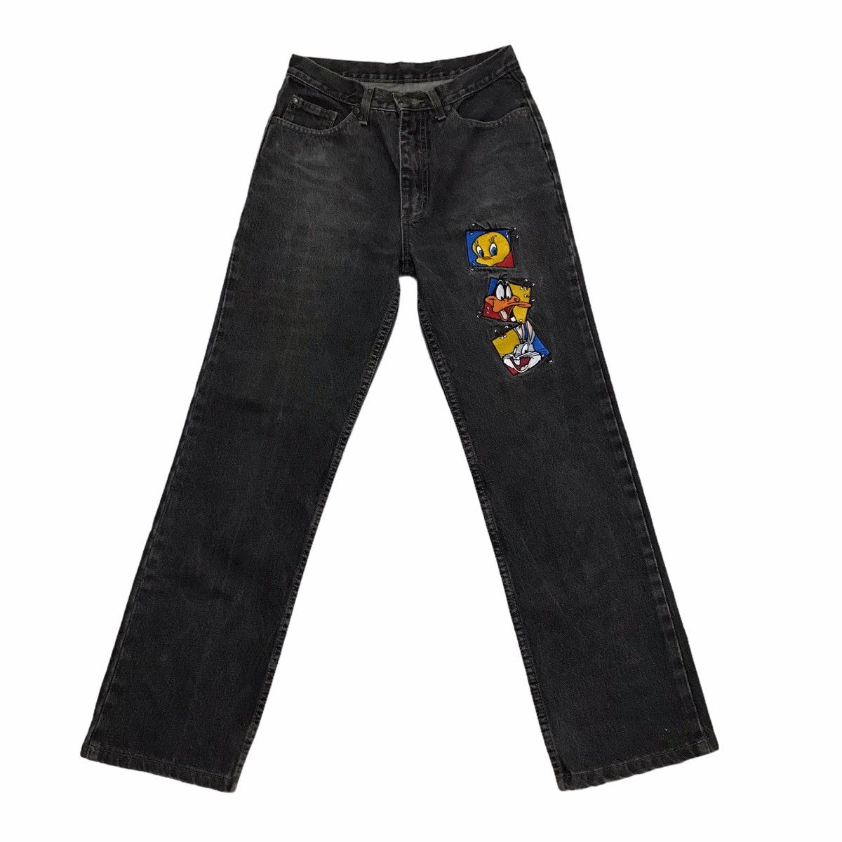 Cartoon Network Vintage DENIM JEANS LOONEY TUNES 1995 Size US 28 / EU 44 - 2 Thumbnail