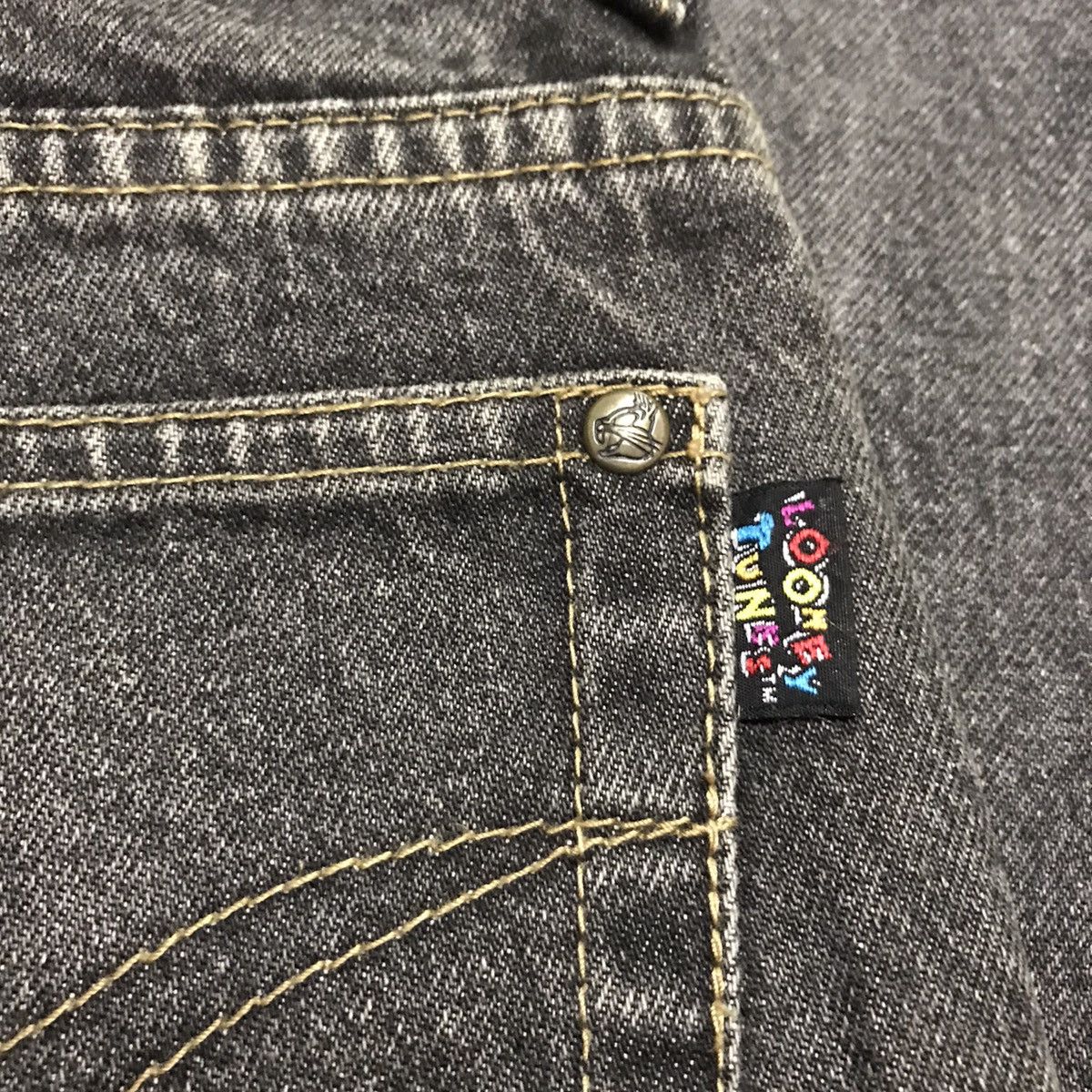 Cartoon Network Vintage DENIM JEANS LOONEY TUNES 1995 Size US 28 / EU 44 - 7 Thumbnail