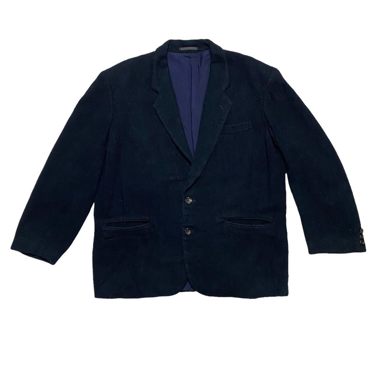 CDG by Comme des Garcons Vintage 80s CDG Homme indigo blue Size US M / EU 48-50 / 2 - 5 Thumbnail