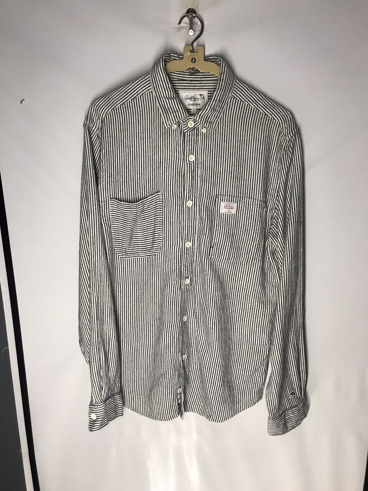 Japanese Brand Arnold Palmer stripe button up shirt Size US M / EU 48-50 / 2 - 8 Thumbnail