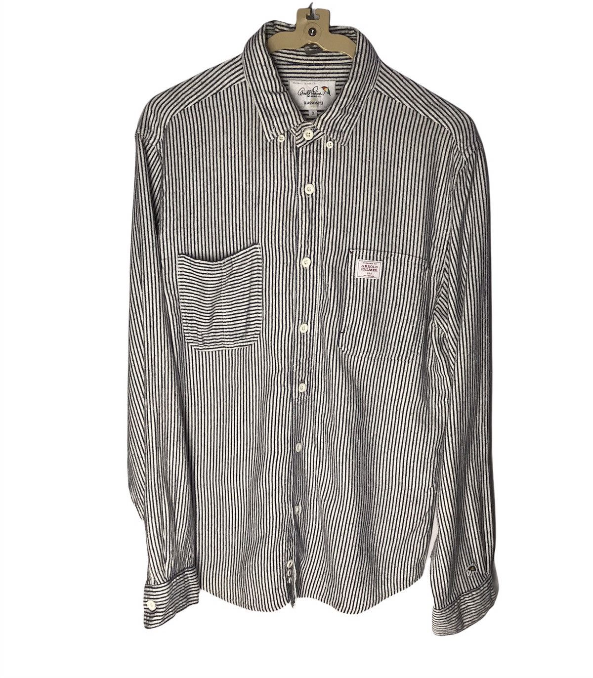 Japanese Brand Arnold Palmer stripe button up shirt Size US M / EU 48-50 / 2 - 1 Thumbnail