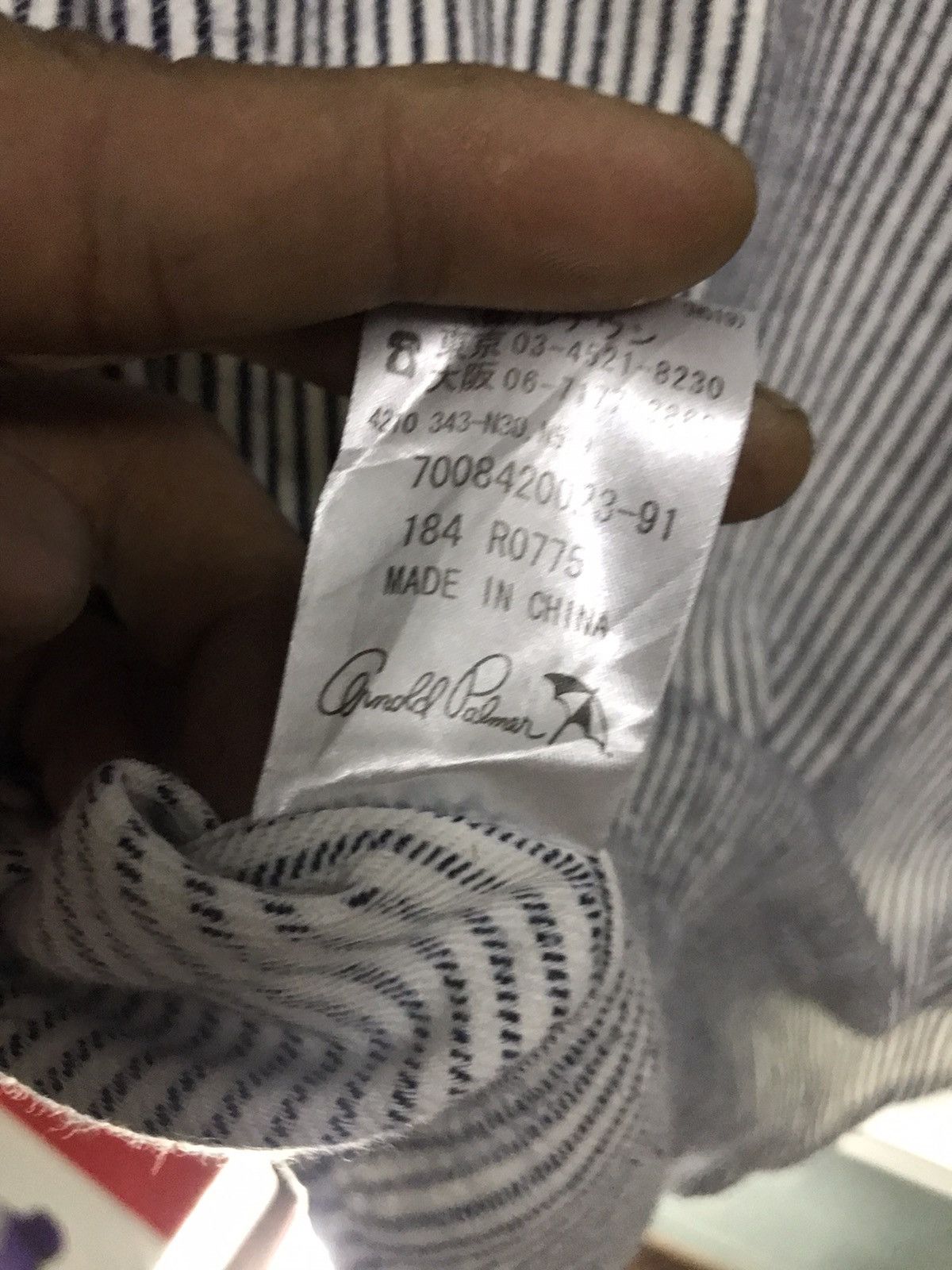 Japanese Brand Arnold Palmer stripe button up shirt Size US M / EU 48-50 / 2 - 7 Thumbnail