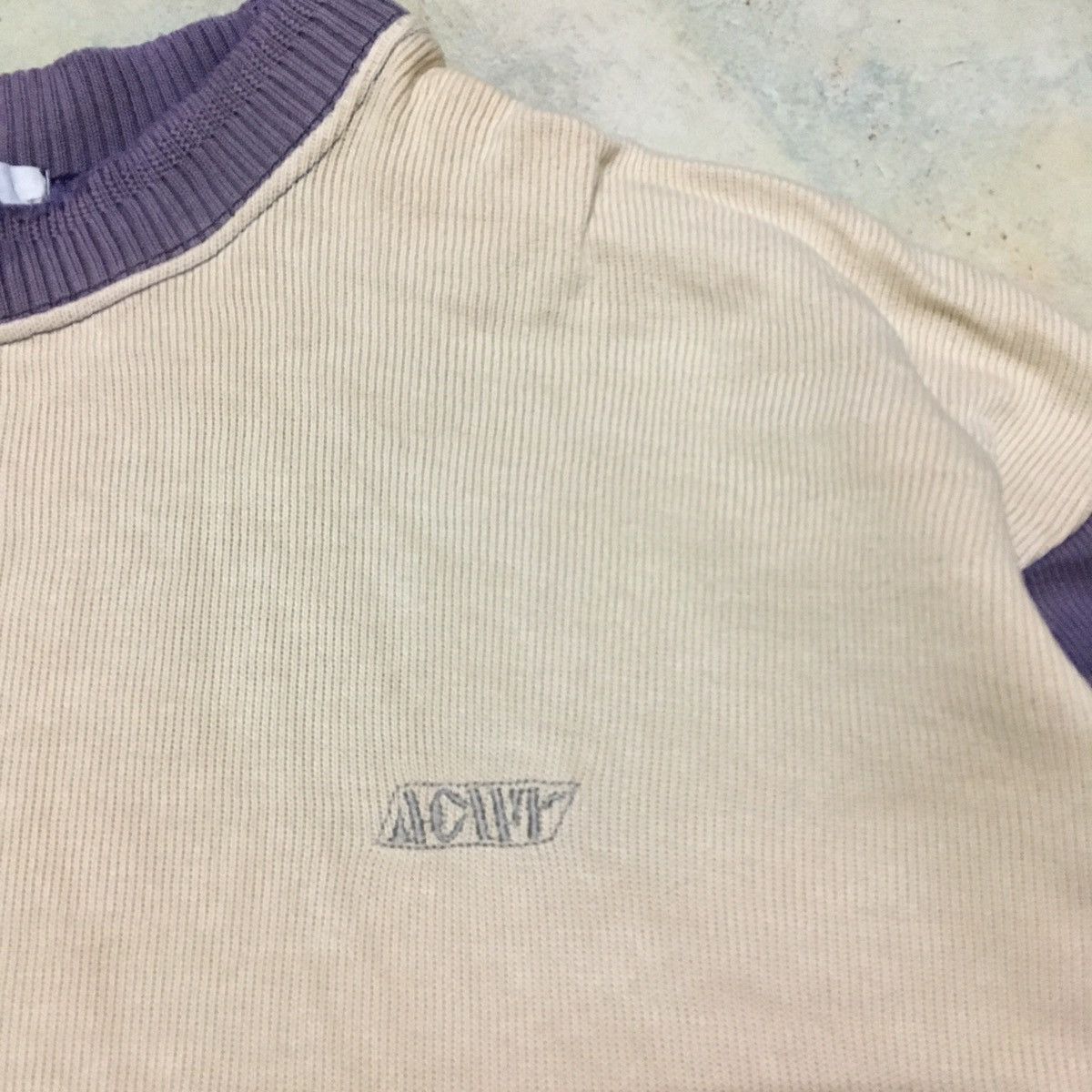 Japanese Brand Japanese Brand Colour Block Distressed Sweatshirt Crewneck Size US L / EU 52-54 / 3 - 5 Thumbnail