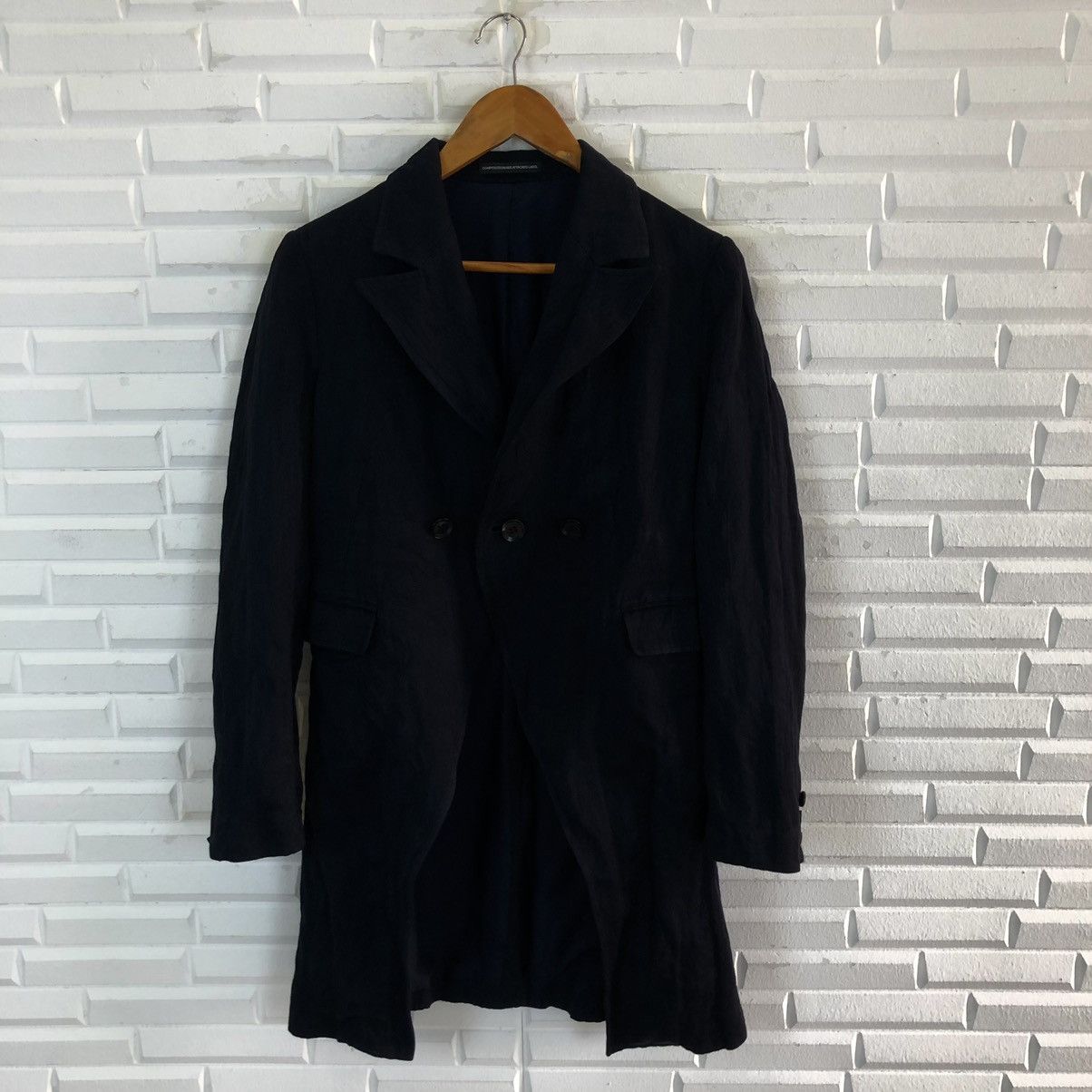 Vintage YS BY YOHJI YAMAMOTO LONG JACKET Size US M / EU 48-50 / 2 - 2 Thumbnail