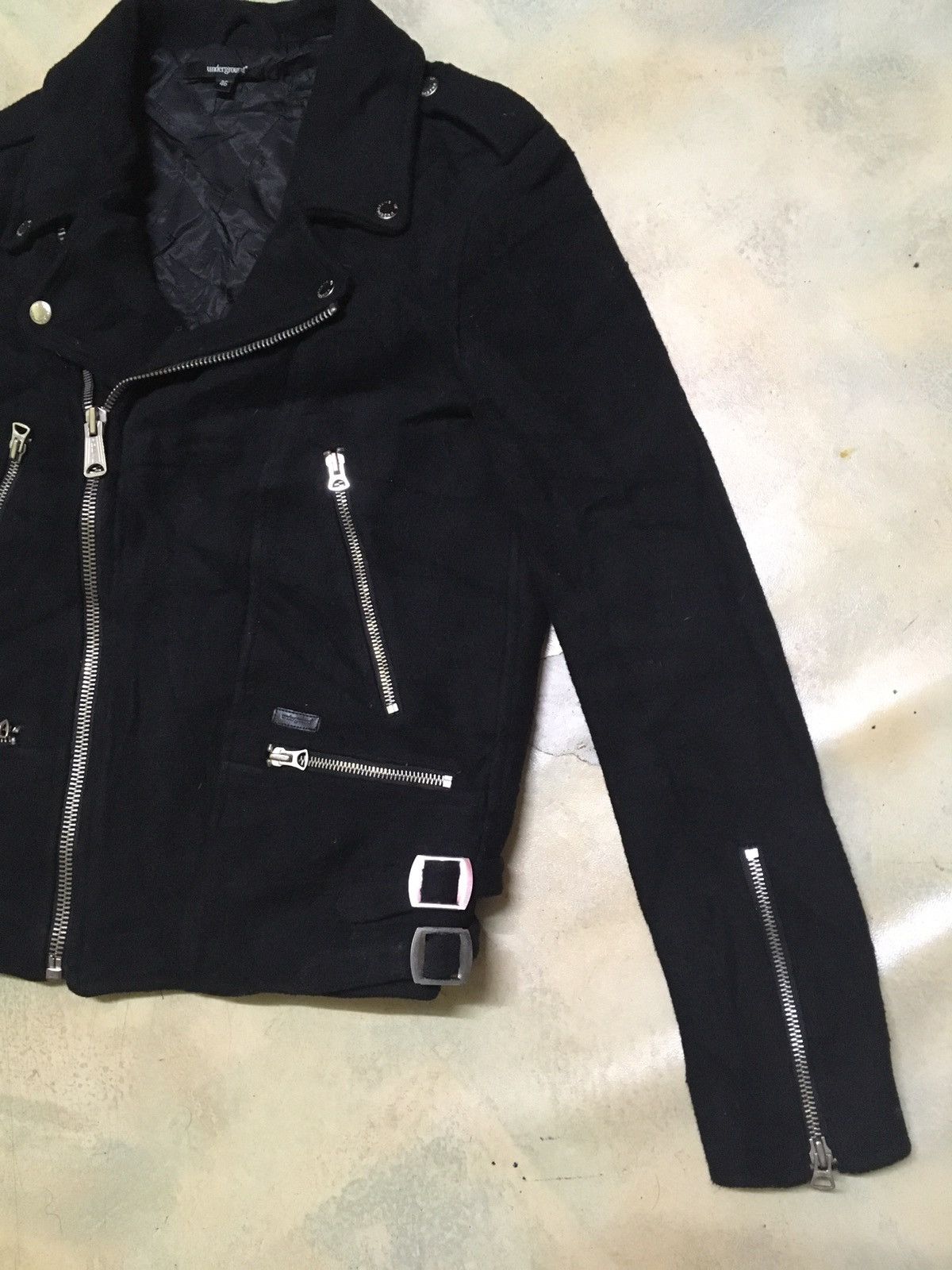 Japanese Brand Vintage Underground UK Double Collar Punk Bondage Jacket Size US S / EU 44-46 / 1 - 4 Thumbnail