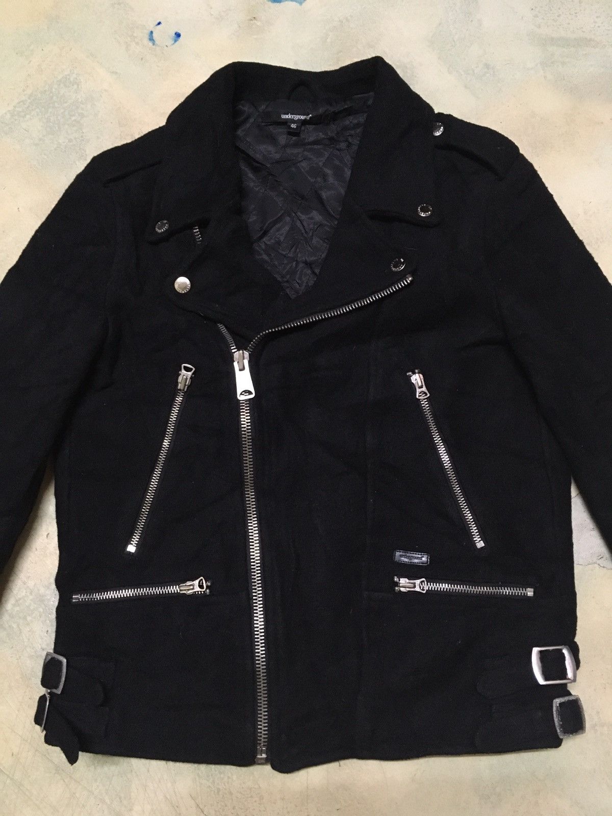 Japanese Brand Vintage Underground UK Double Collar Punk Bondage Jacket Size US S / EU 44-46 / 1 - 3 Thumbnail